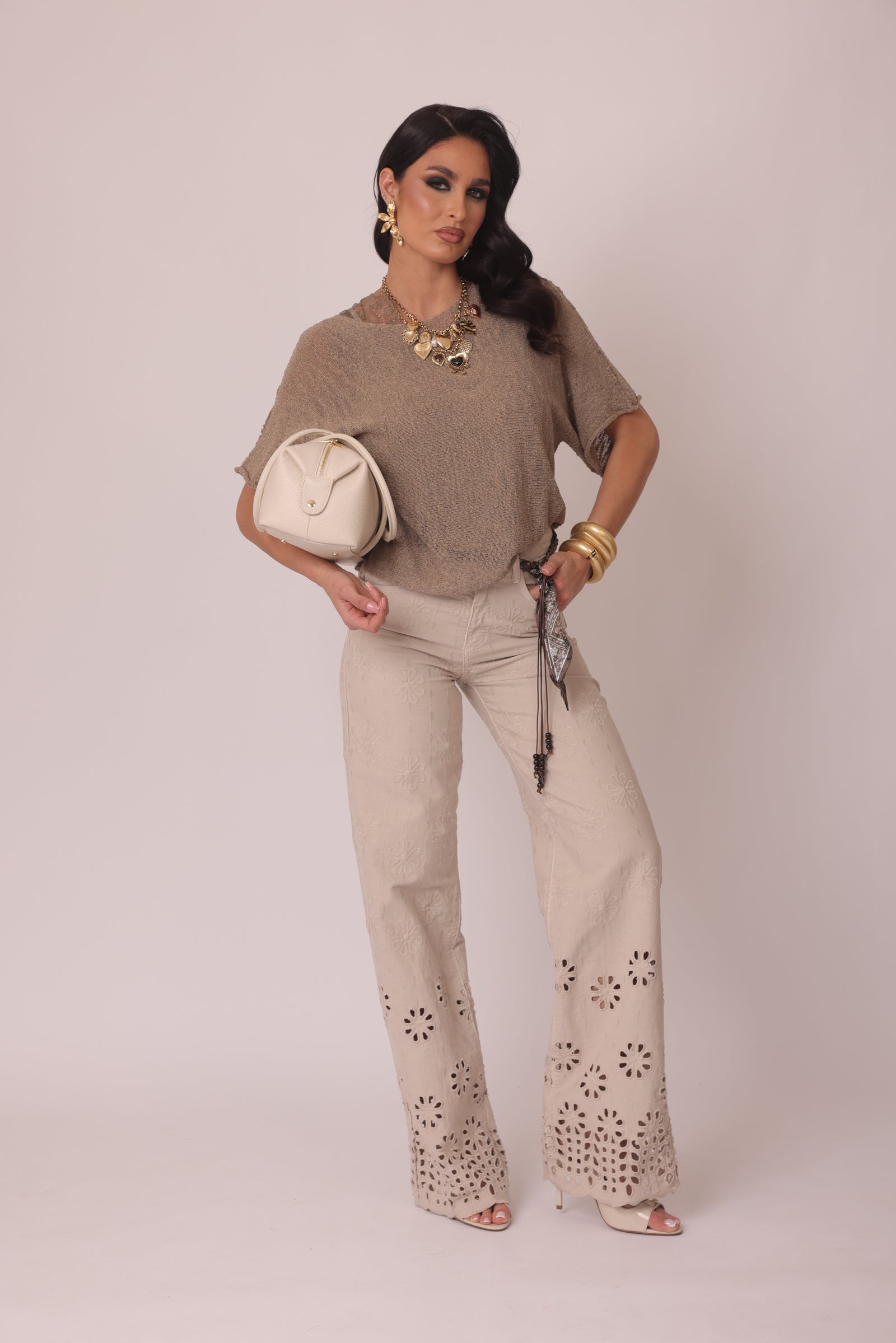 Pantalone Lulu beige|Colore:Beige