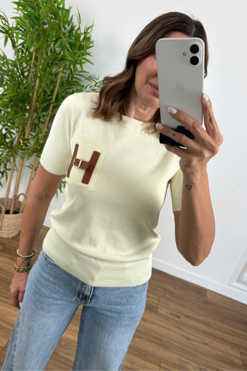 Maglia H giallo|Colore:Giallo