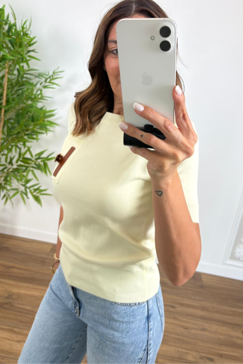 Maglia H giallo|Colore:Giallo