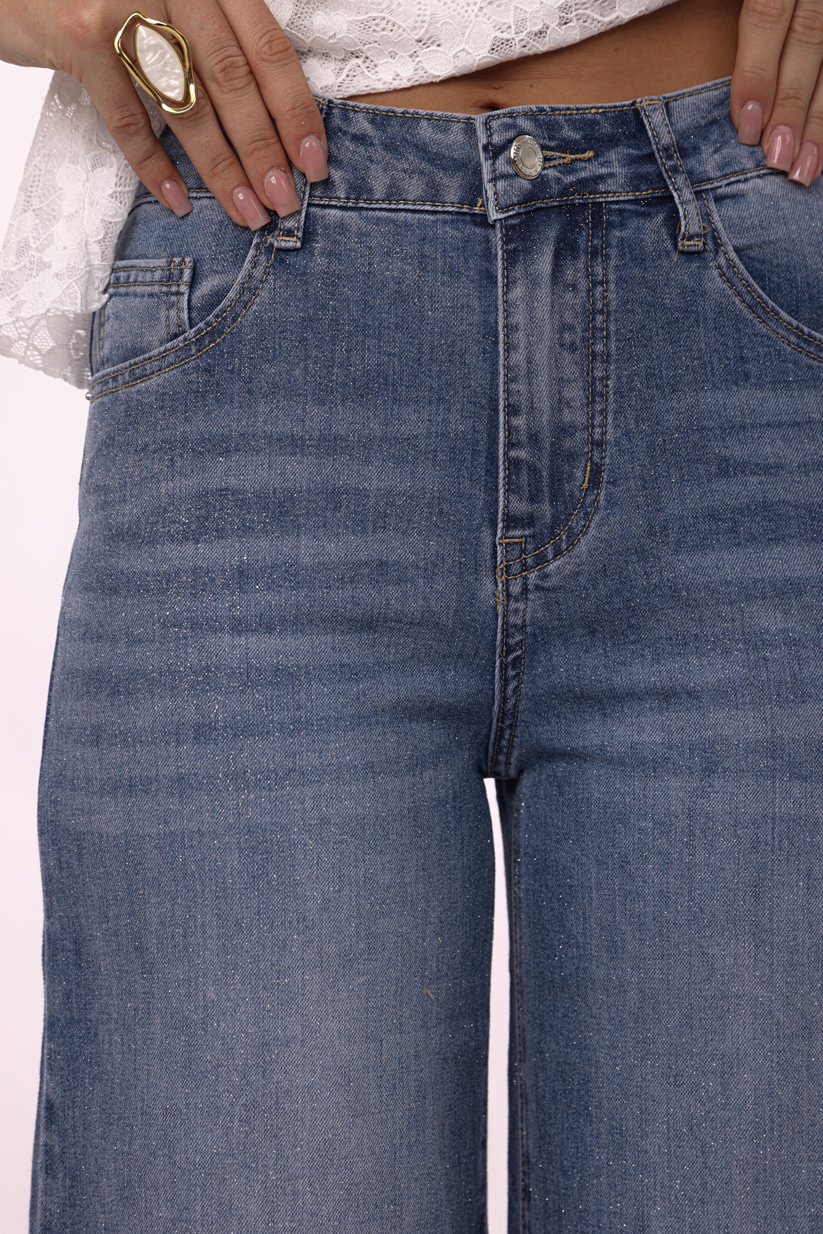 Jeans Glow denim|Colore:Denim
