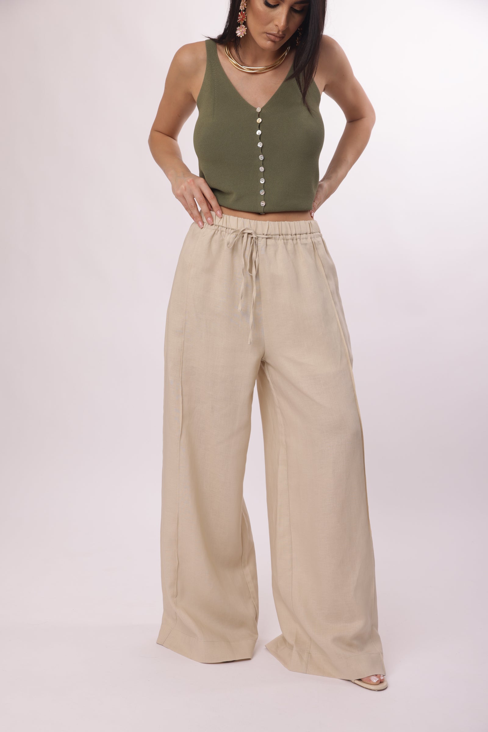 Pantalone Maiori Beige|Colore:Beige