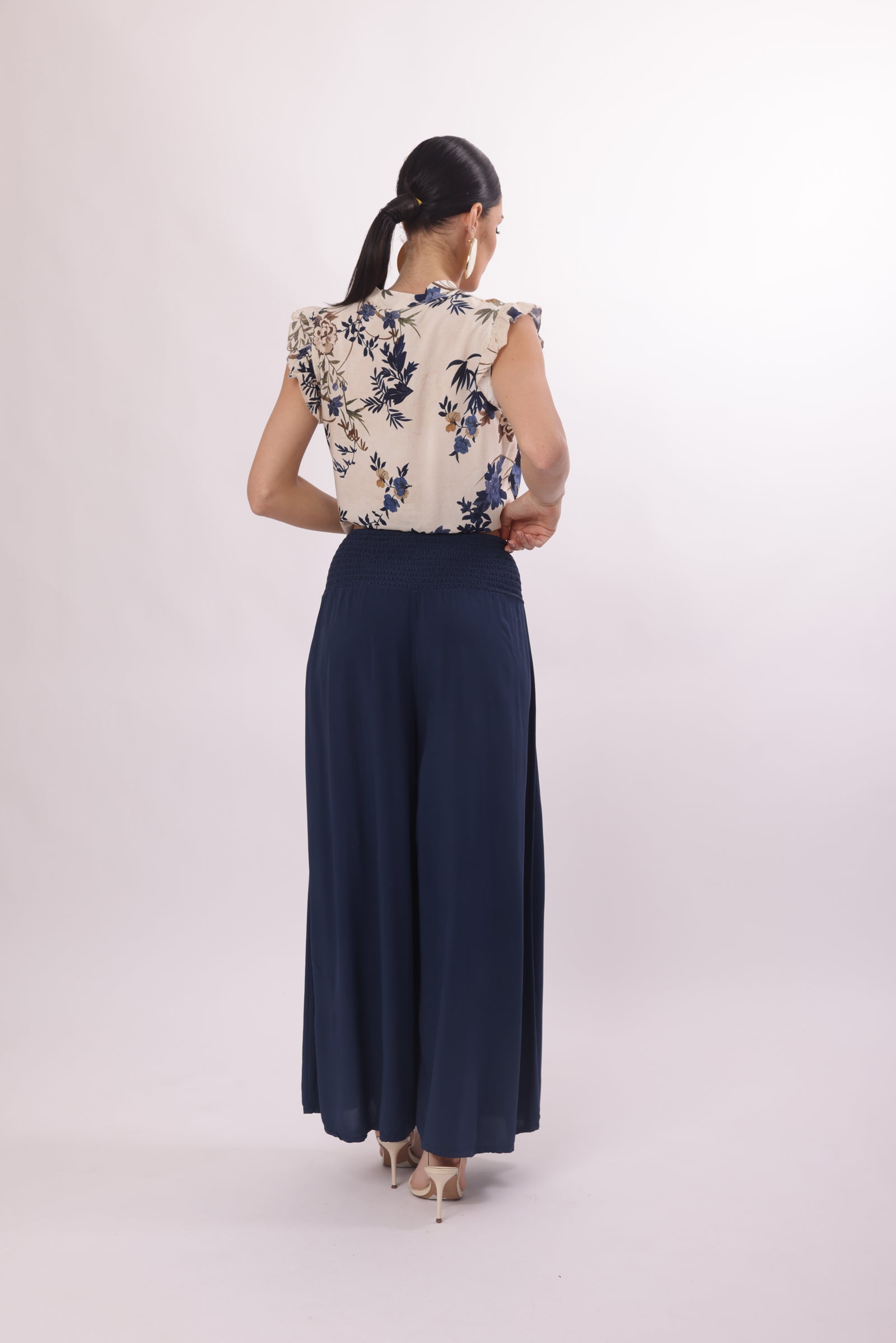 Pantagonna Con Elastico Blu|Colore:Blu