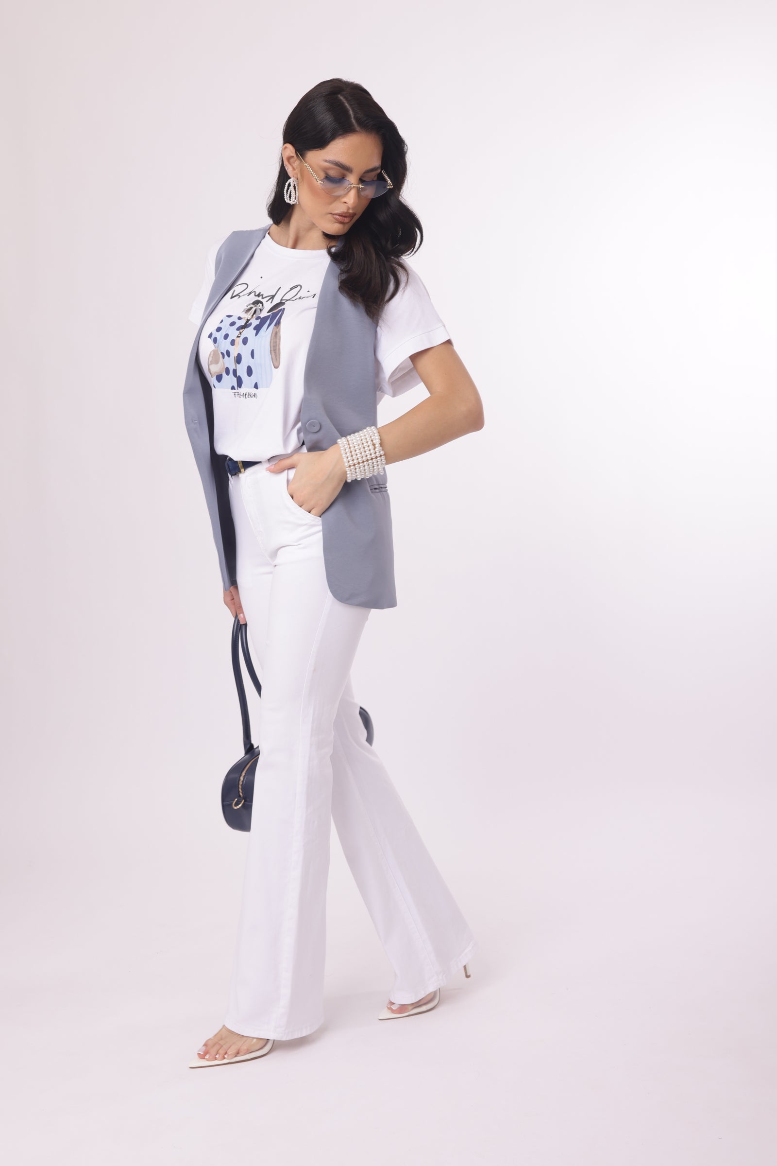 Pantalone Alicante bianco|Colore:Bianco