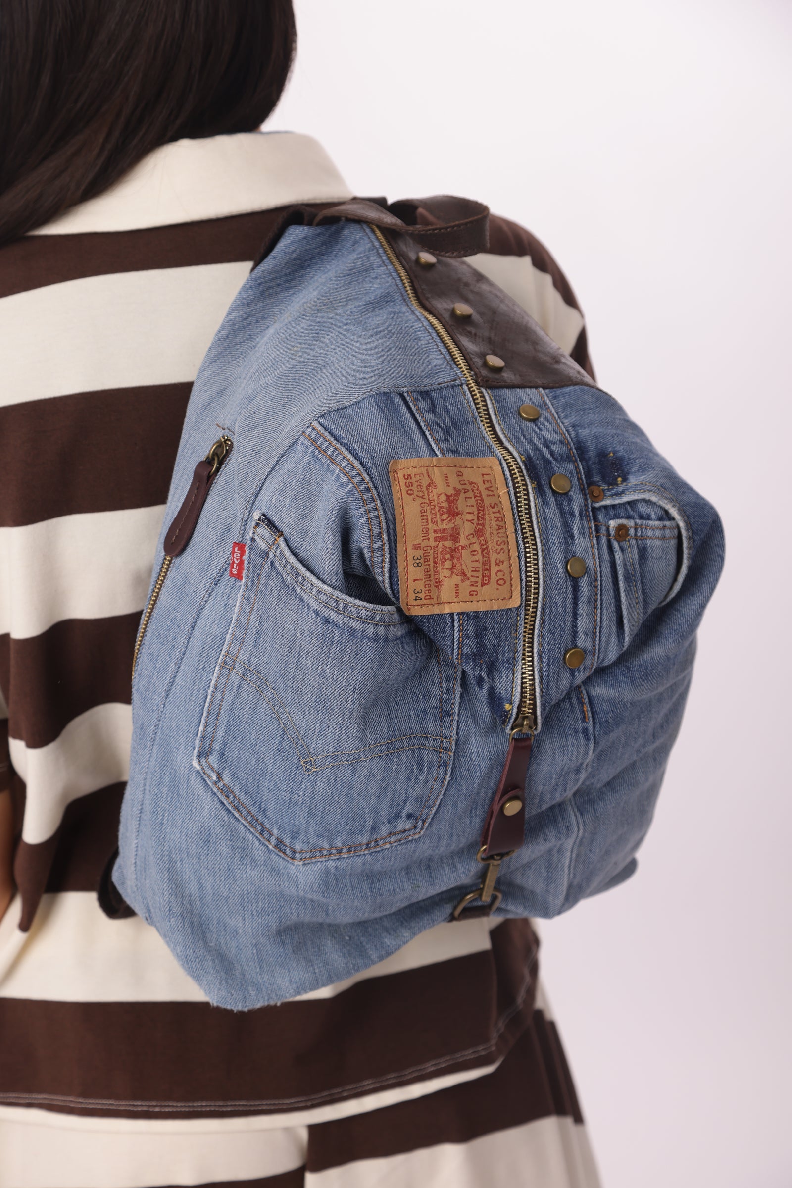 Zaino Denim testa di moro|Colore:Testa di moro