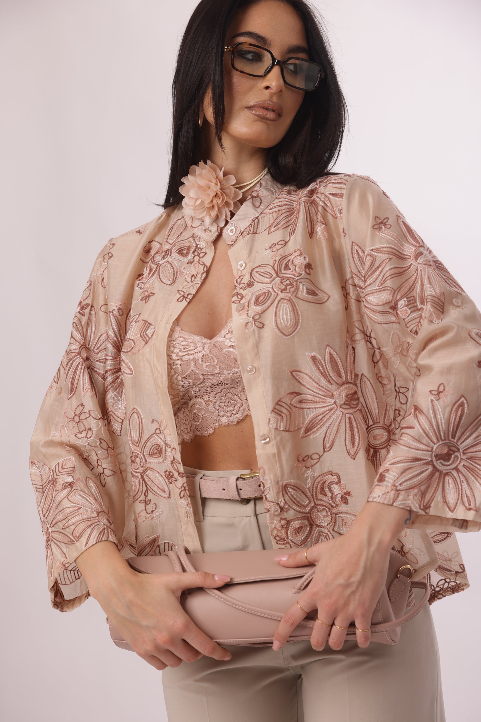 Camicia Positano rosa|Colore:Rosa