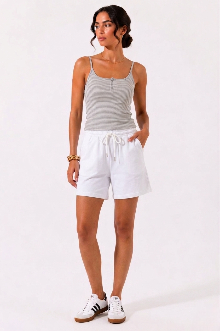 Shorts Gym Bianco|Colore:Bianco