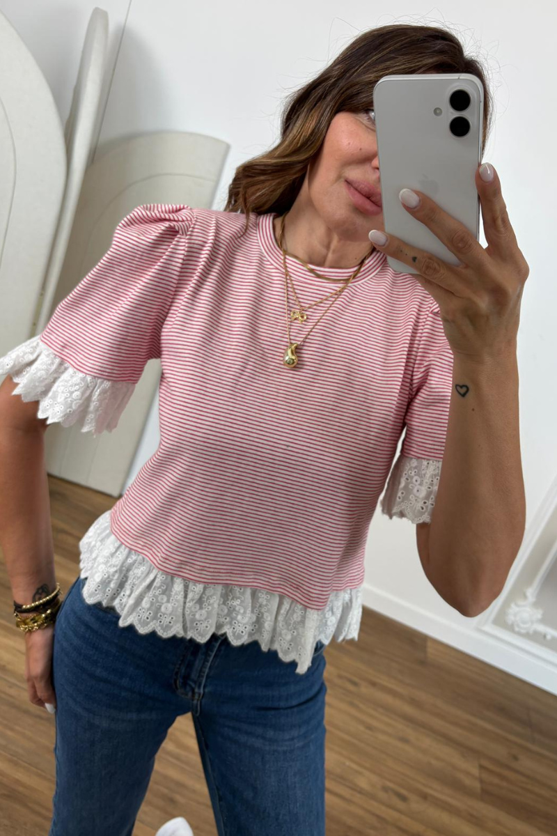 Maglia Morin rosso|Colore:Rosso