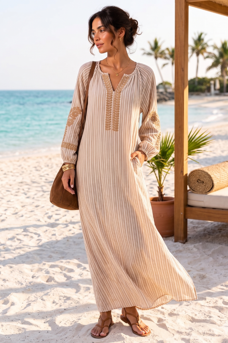 Caftano Arabia cammello|Colore:Cammello