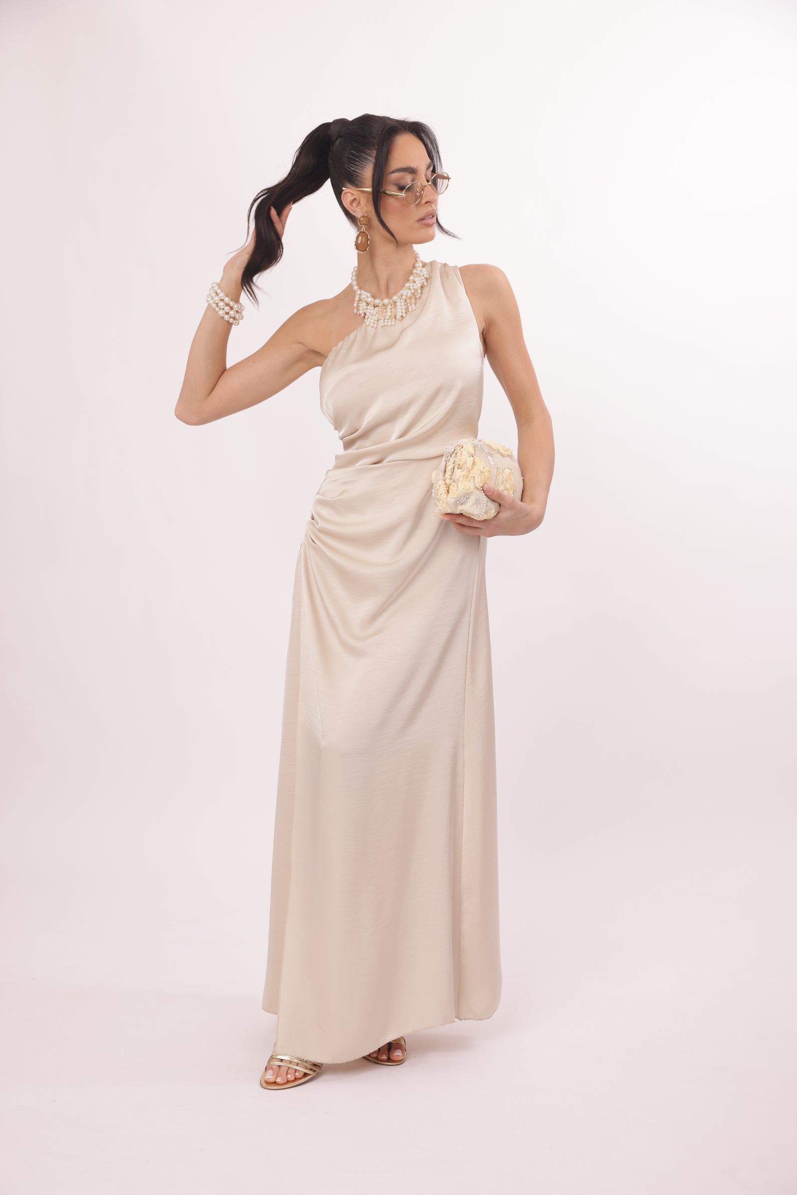 Abito Odette Beige|Colore:Beige