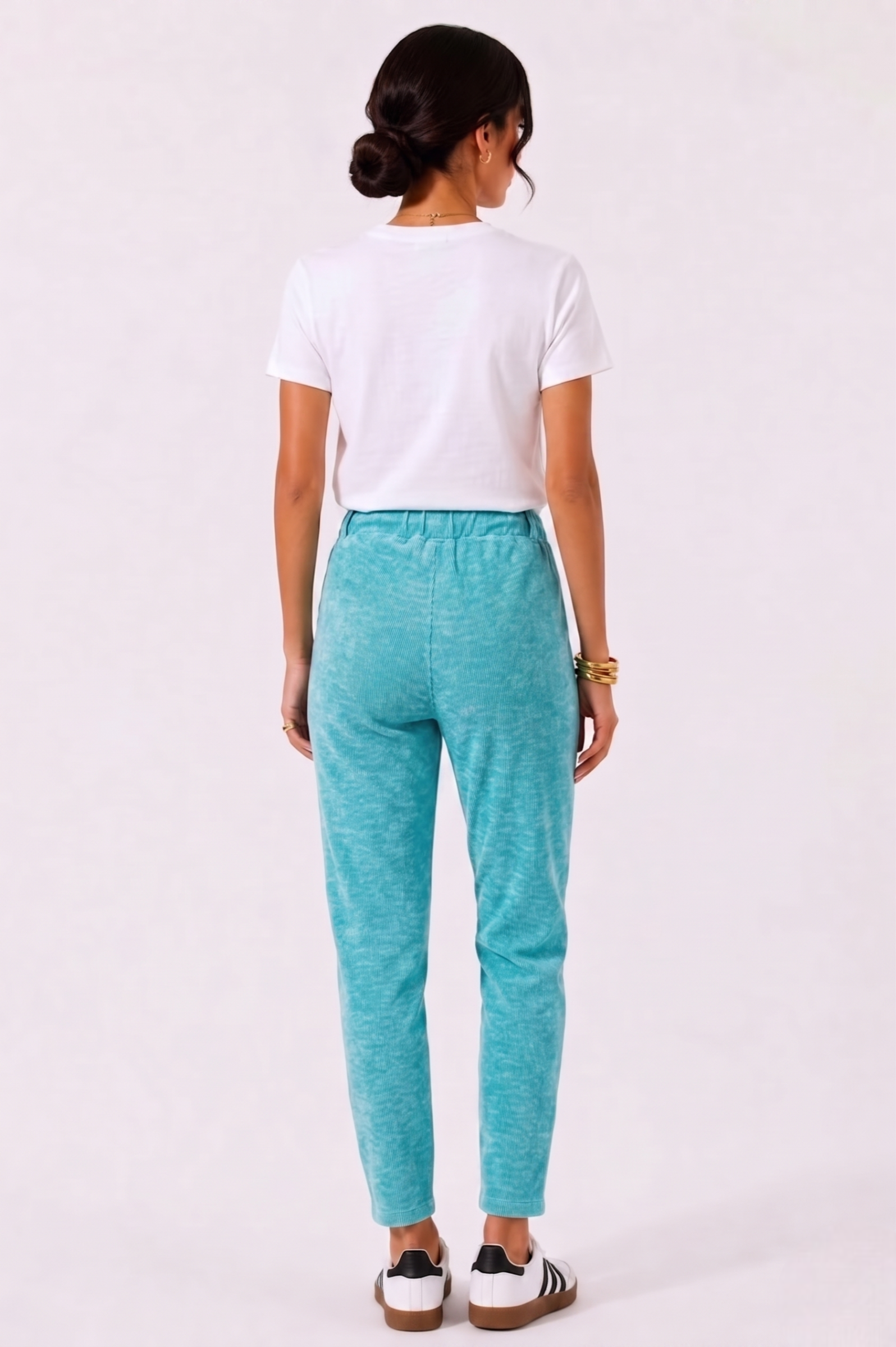 Pantalone Righe azzurro|Colore:Azzurro