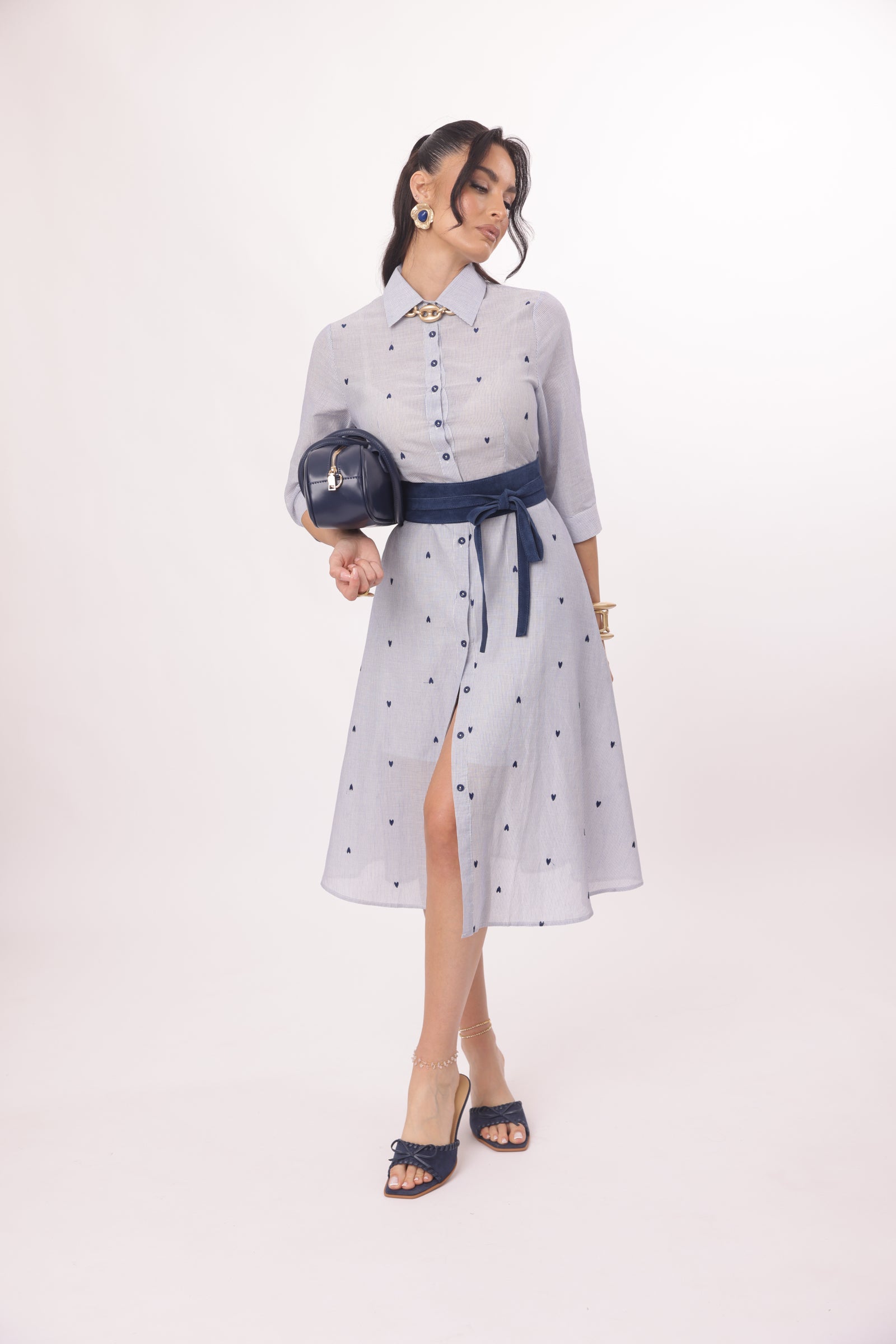 Abito Samantha azzurro|Colore:Azzurro