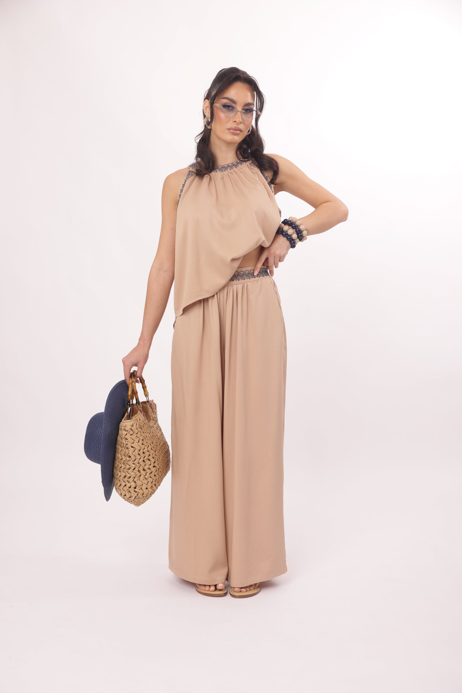 Coordinato Etnique cammello|Colore:Cammello