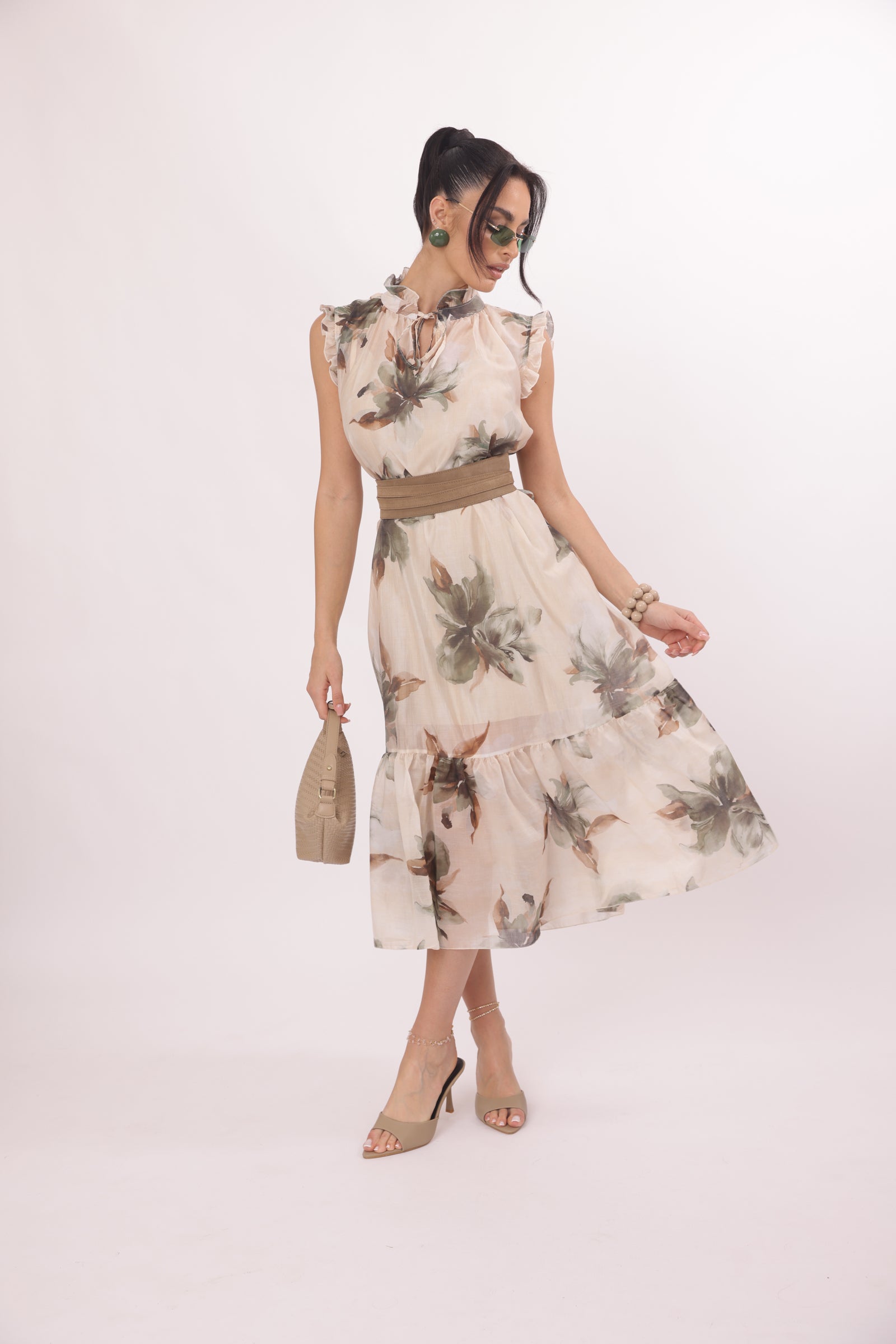 Abito Cloe beige|Colore:Beige