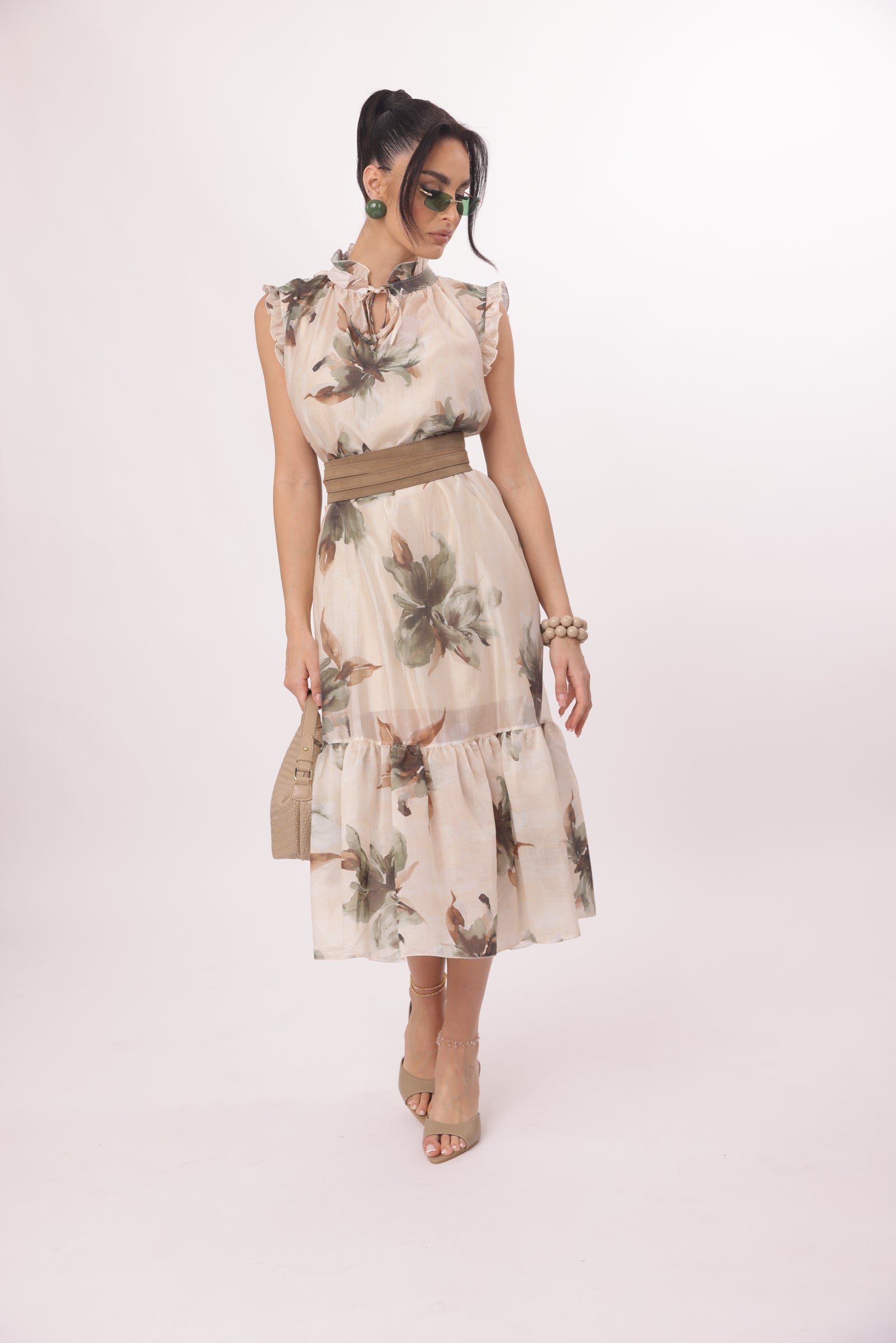 Abito Cloe beige|Colore:Beige