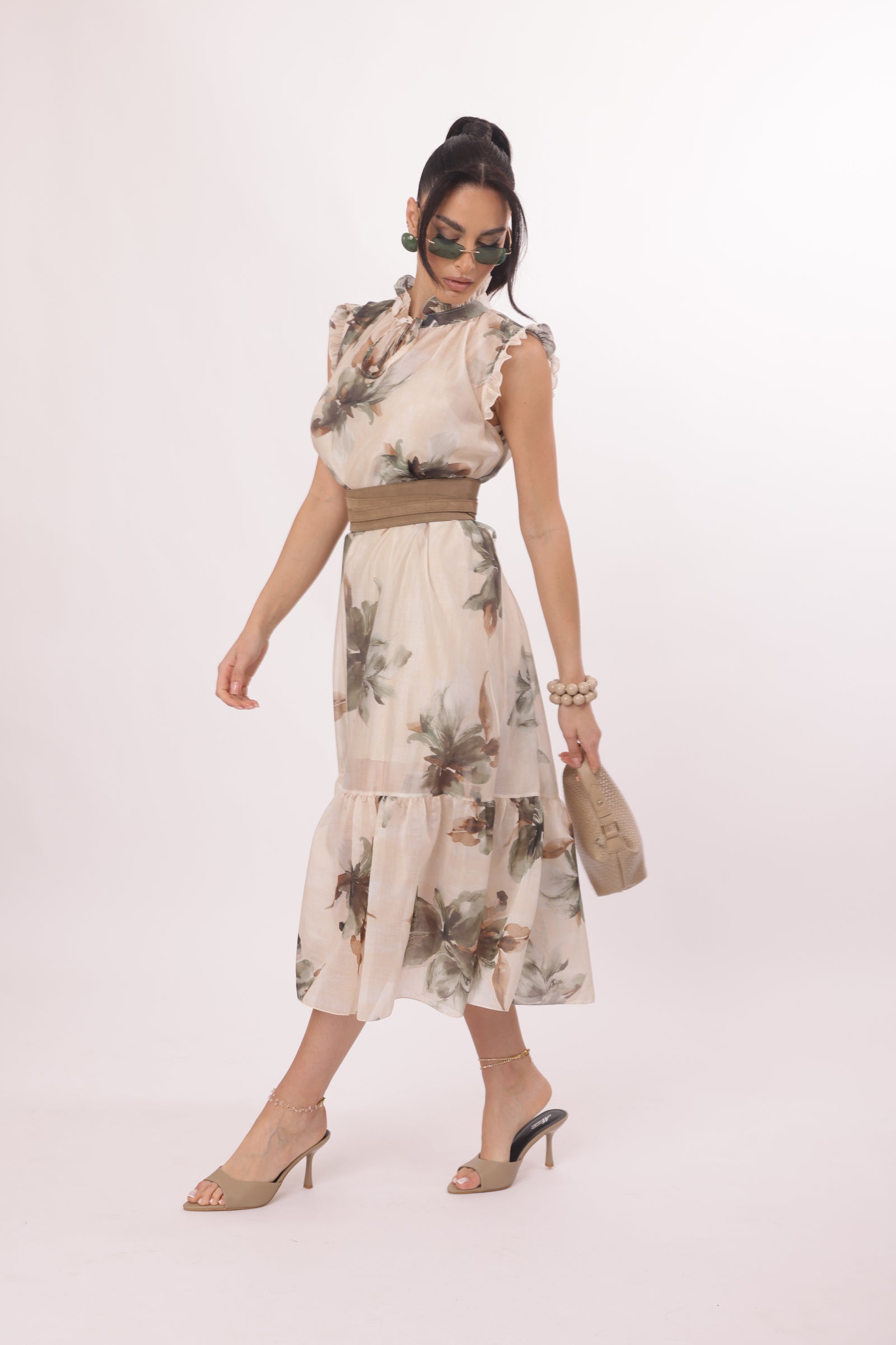 Abito Cloe beige|Colore:Beige