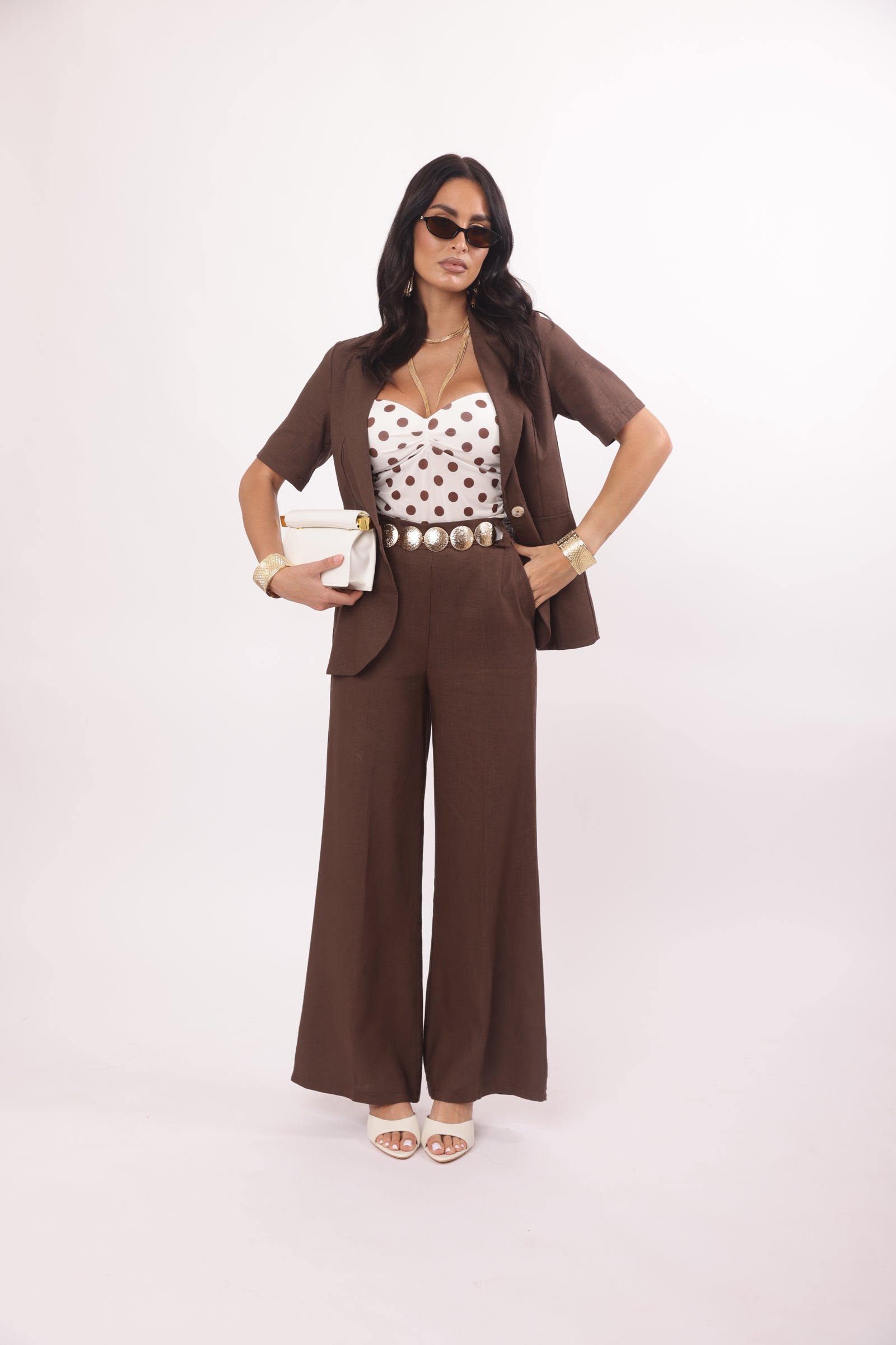 Pantalone Elisabeth testa di moro|Colore:Testa di moro
