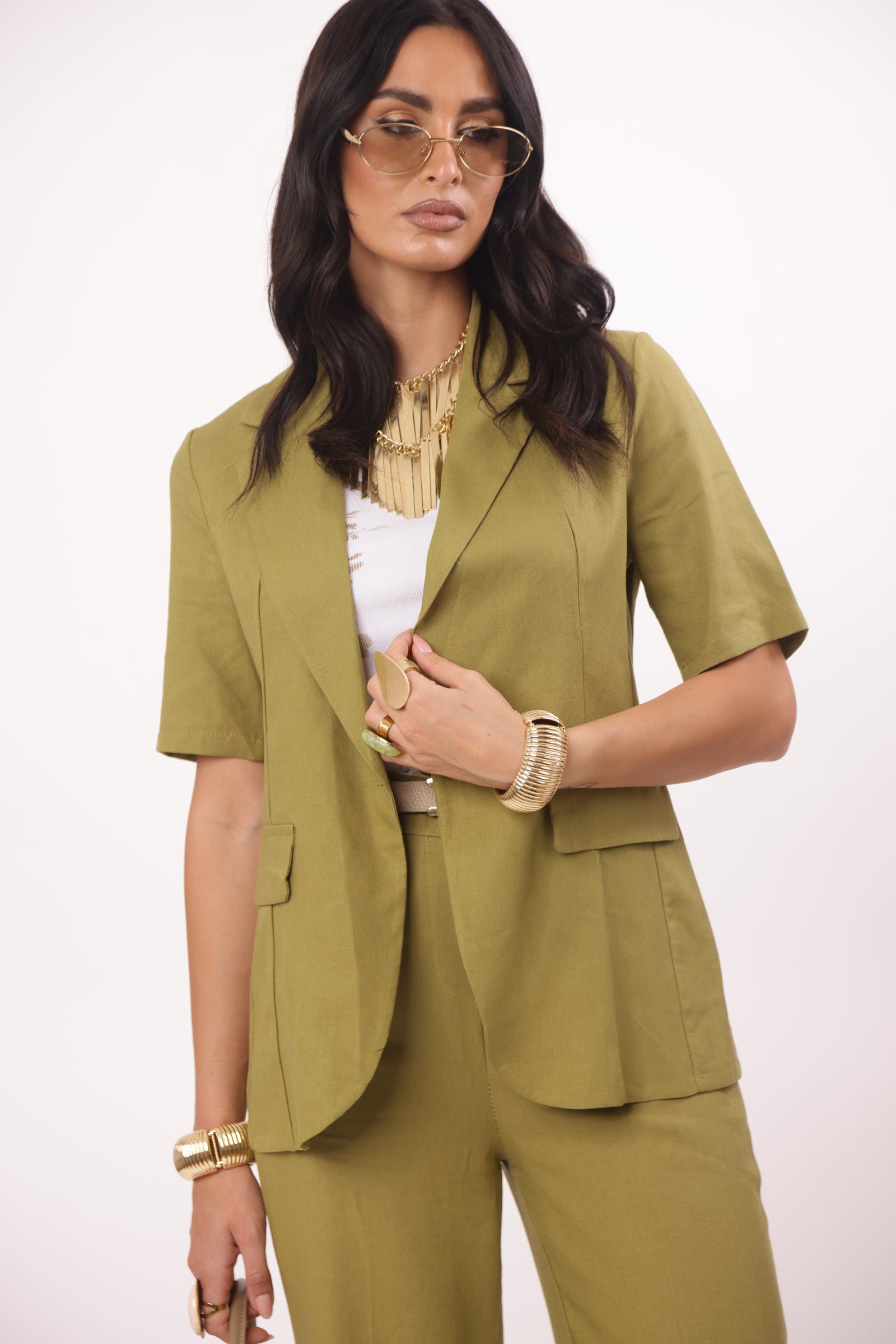 Giacca Elisabeth Verde|Colore:Verde