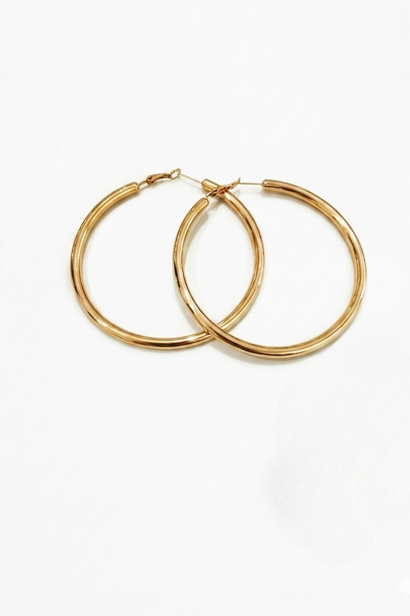 Orecchini Cerchi oro|Colore:Oro