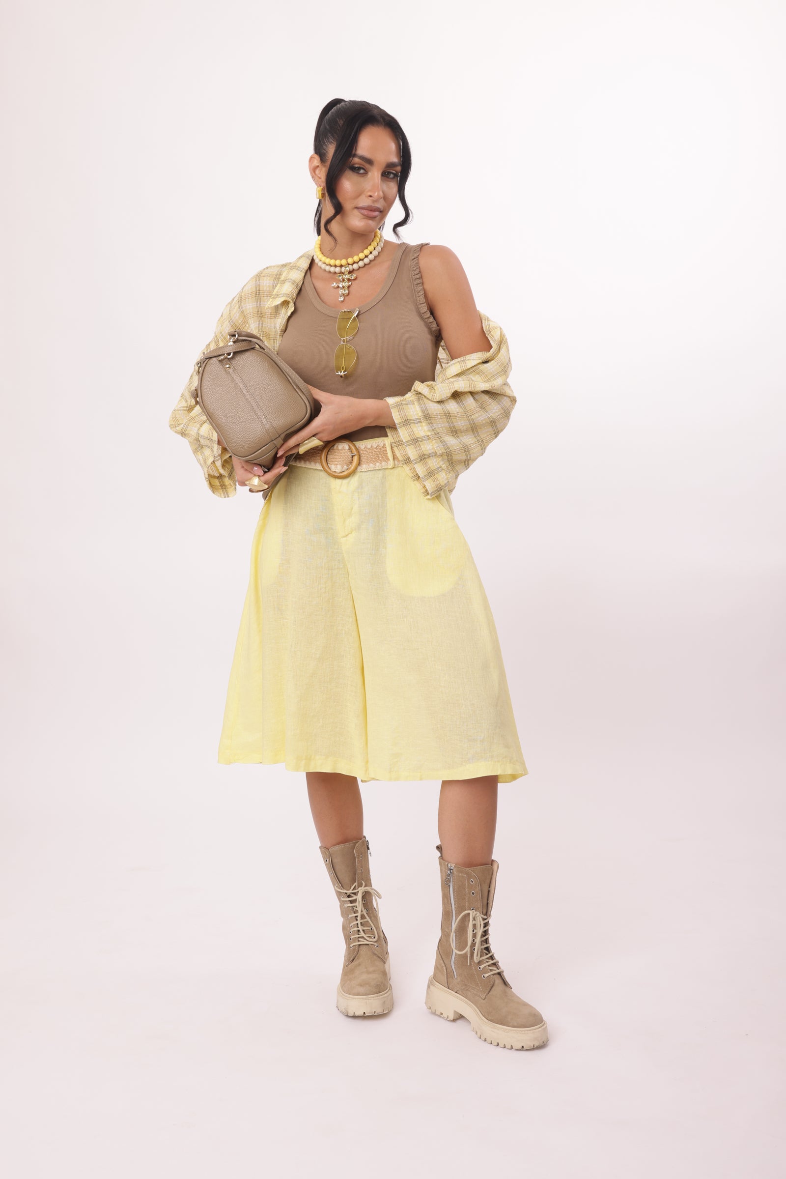 Pantagonna Midi Cinnamon giallo|Colore:Giallo