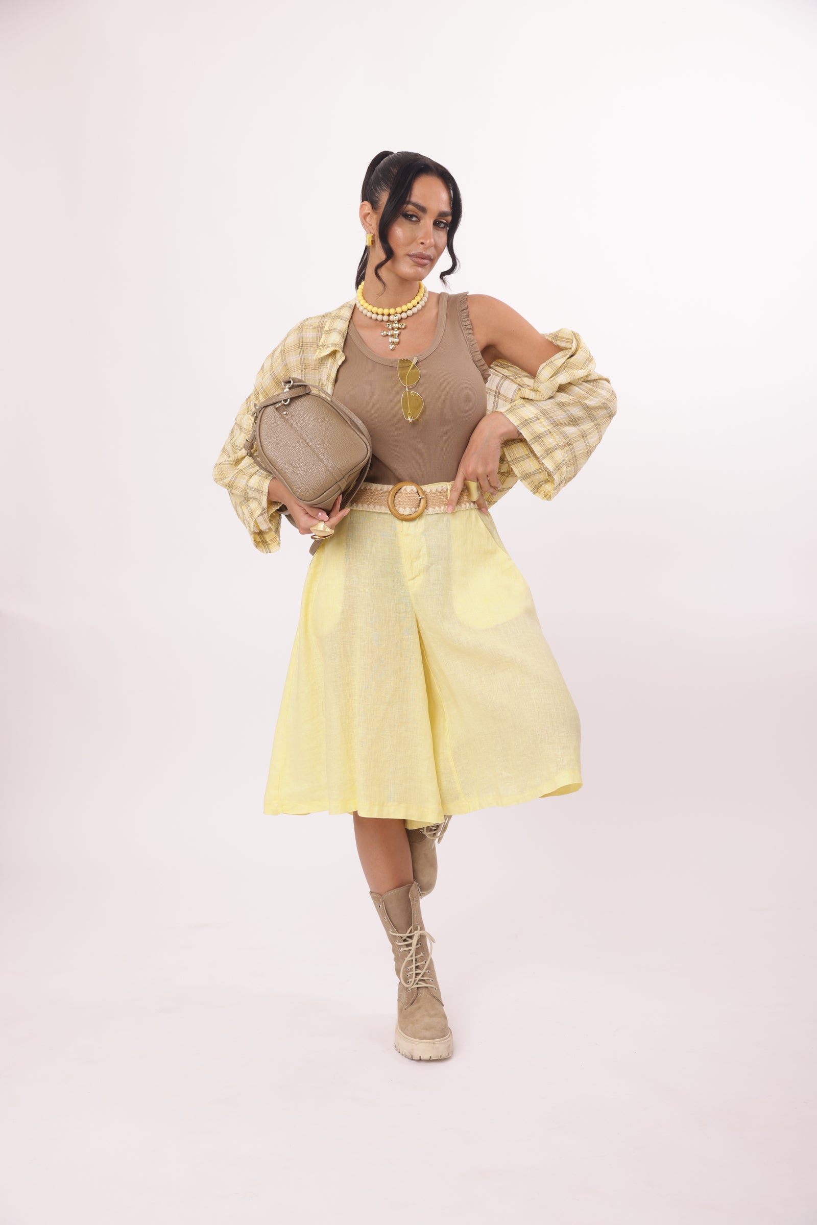 Pantagonna Midi Cinnamon giallo|Colore:Giallo