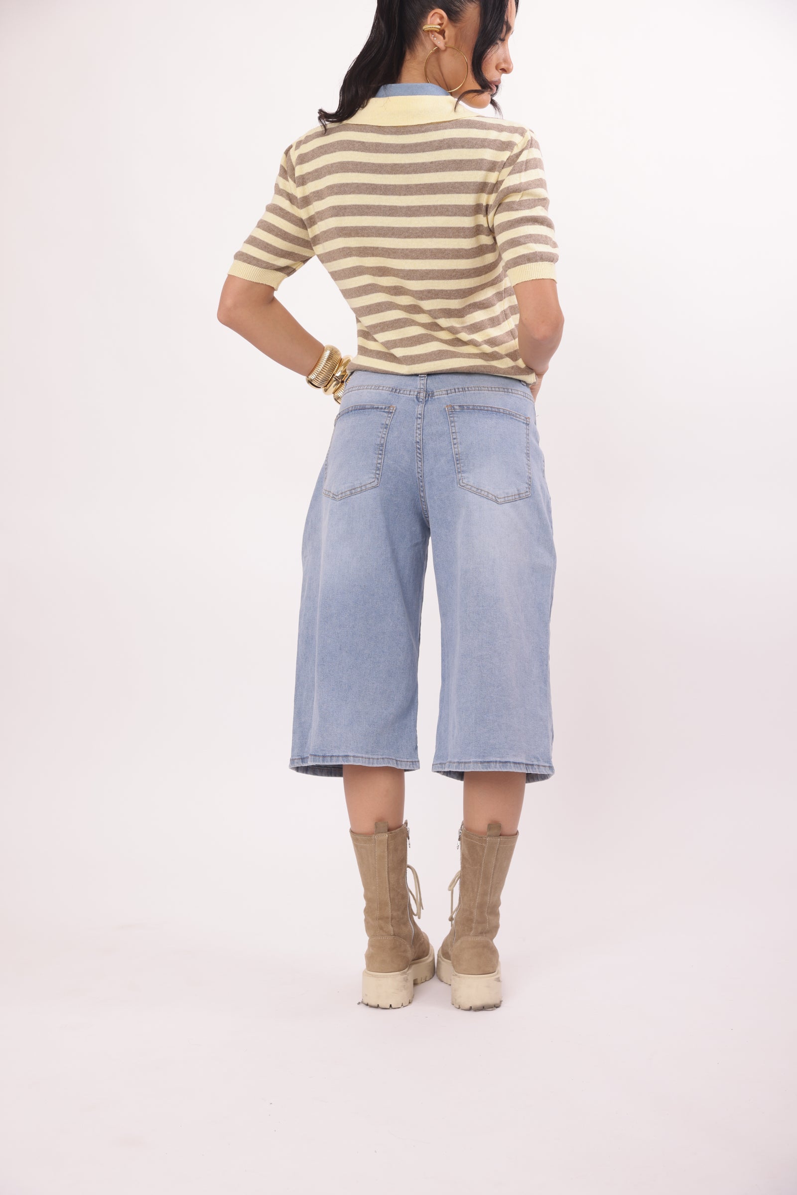 Bermuda Japan denim chiaro|Colore:Denim chiaro