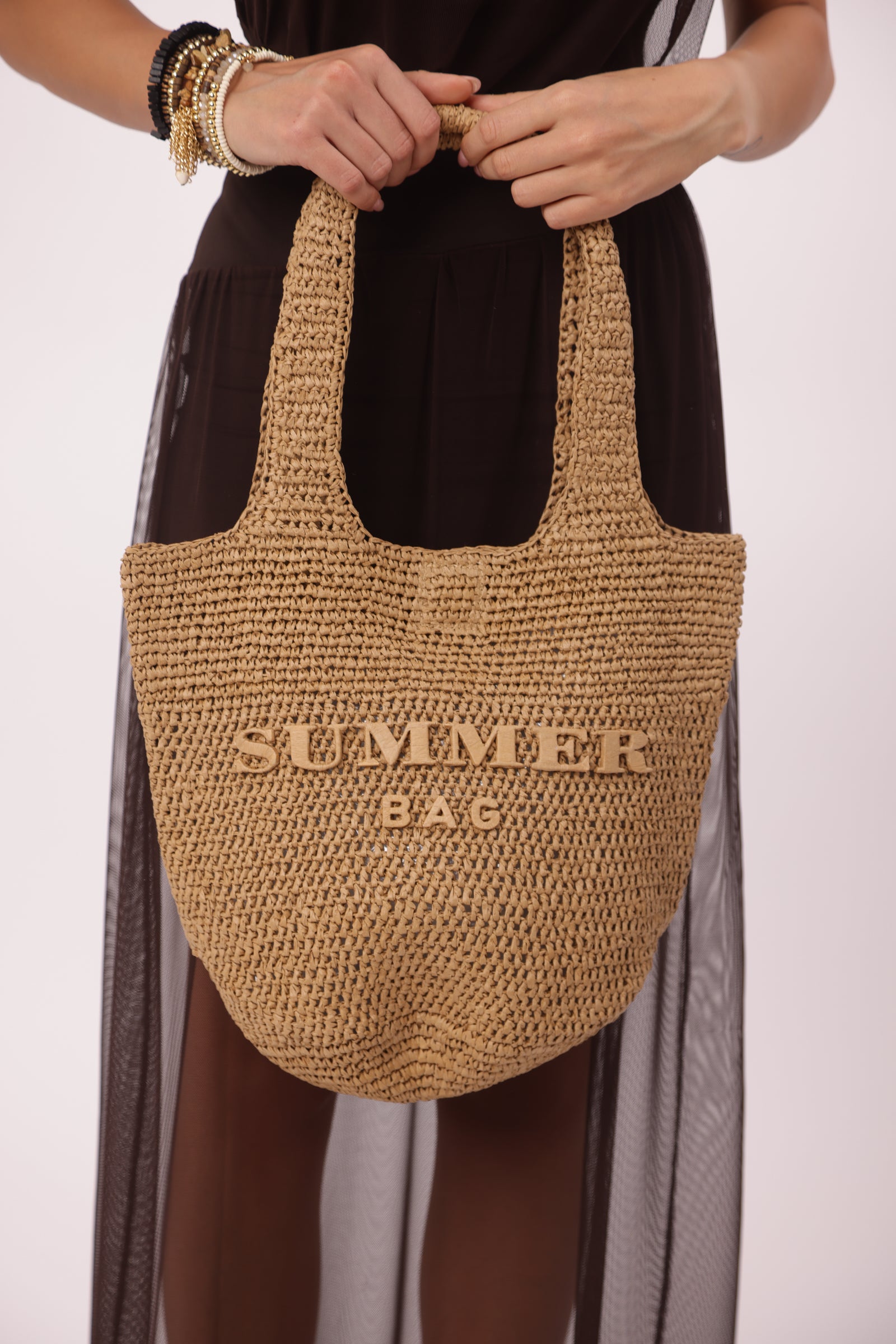 Summer Bag Beige scuro|Colore:Beige scuro