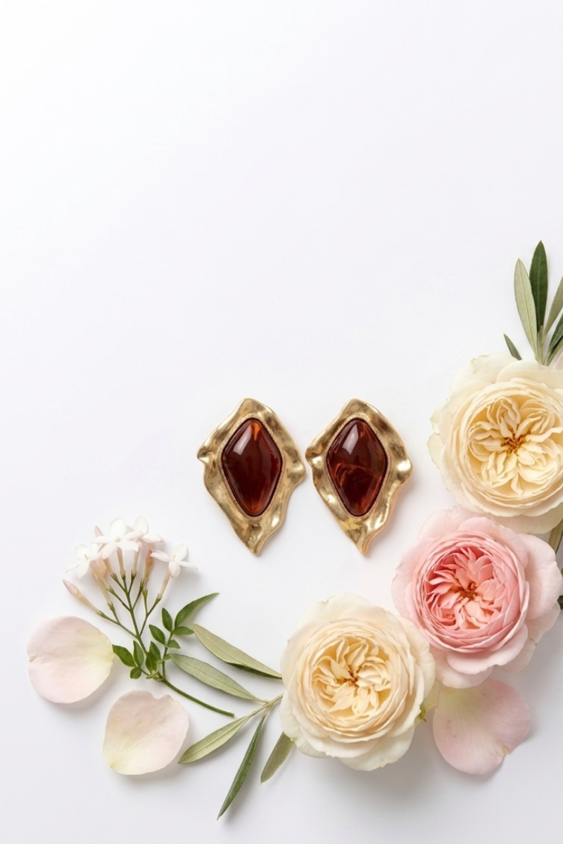 Orecchini Tea marrone|Colore:Marrone