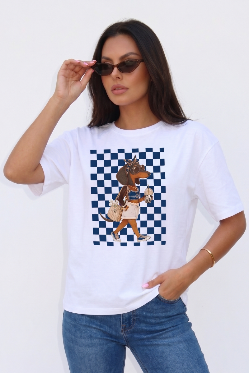 T-Shirt Coco blu|Colore:Blu