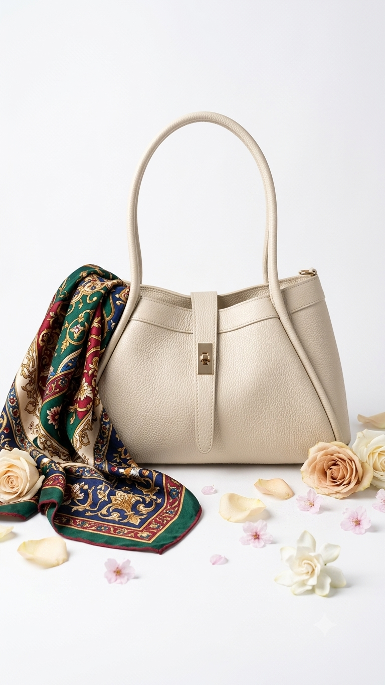 Borsa Tea gesso|Colore:Gesso