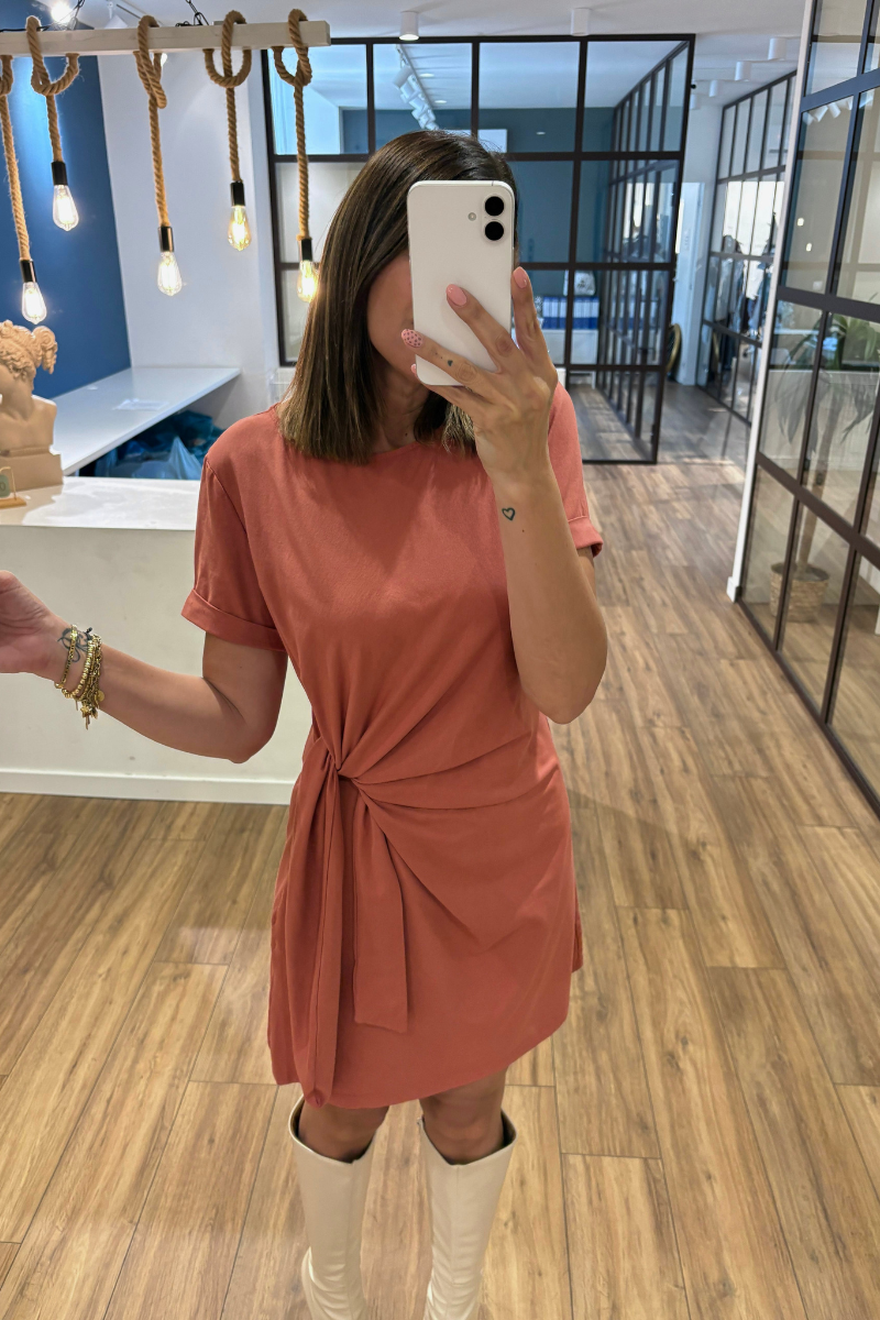 Abito Mirea Rosa pesca|Colore:Rosa pesca
