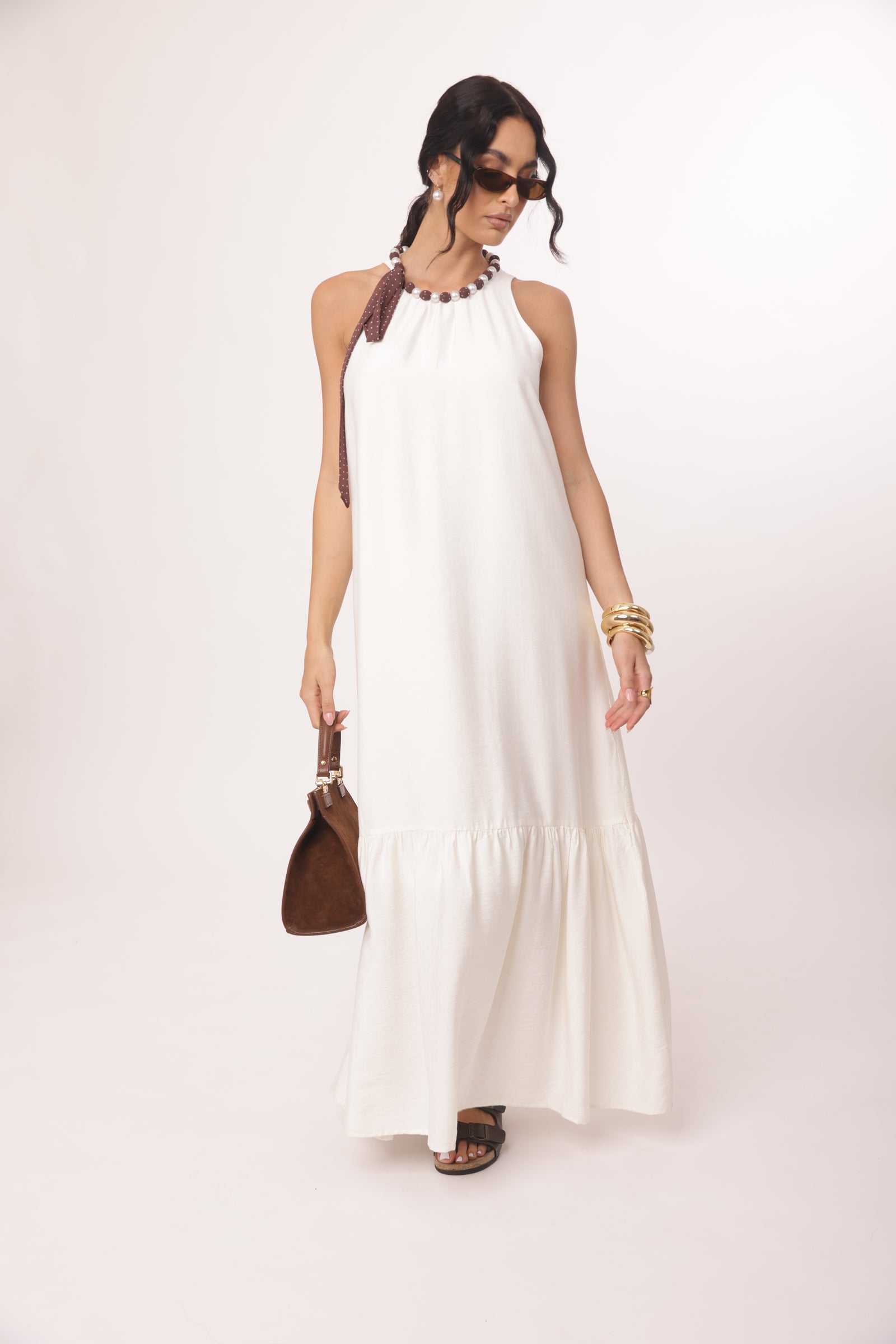 Abito Clelia bianco|Colore:Bianco