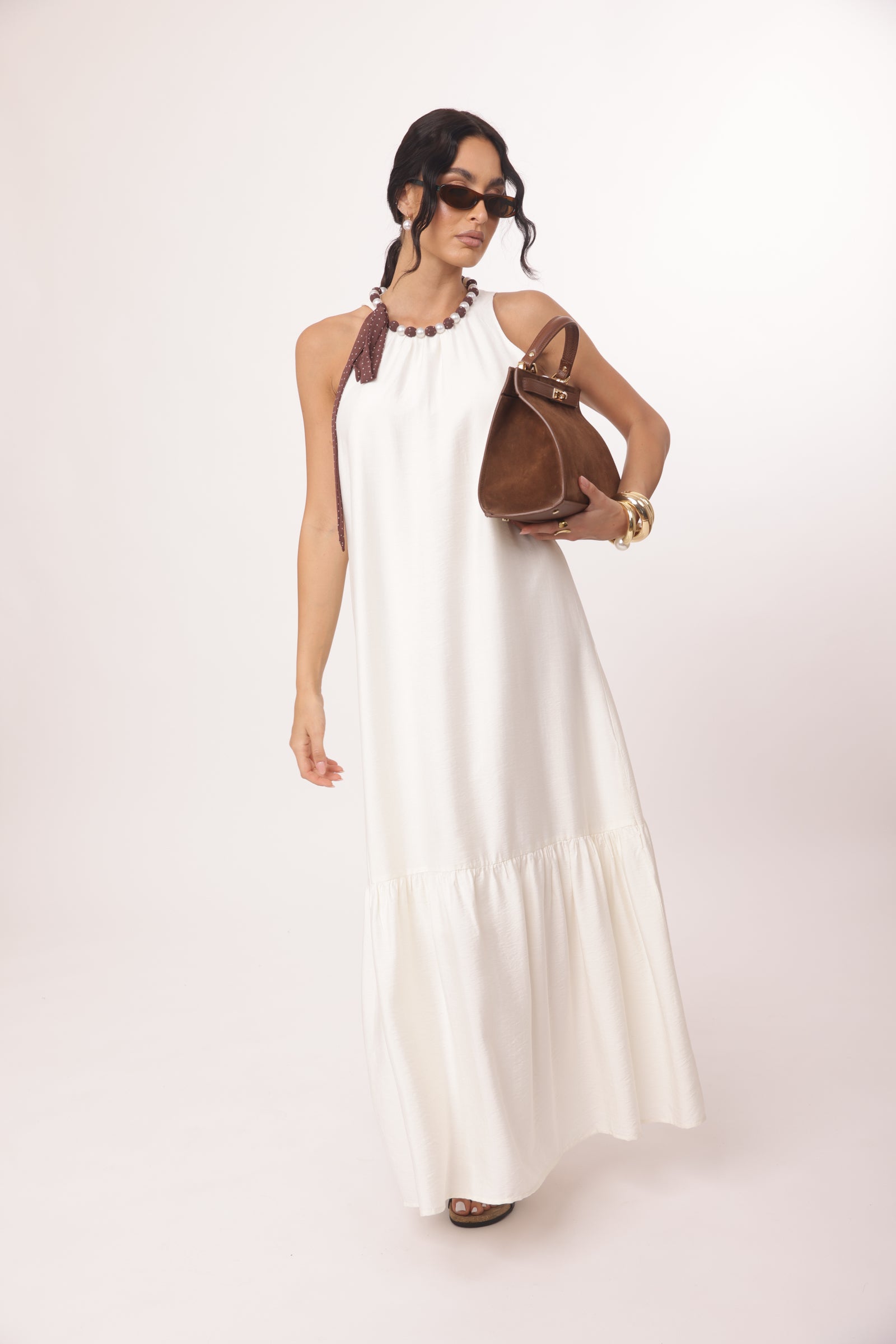 Abito Clelia bianco|Colore:Bianco