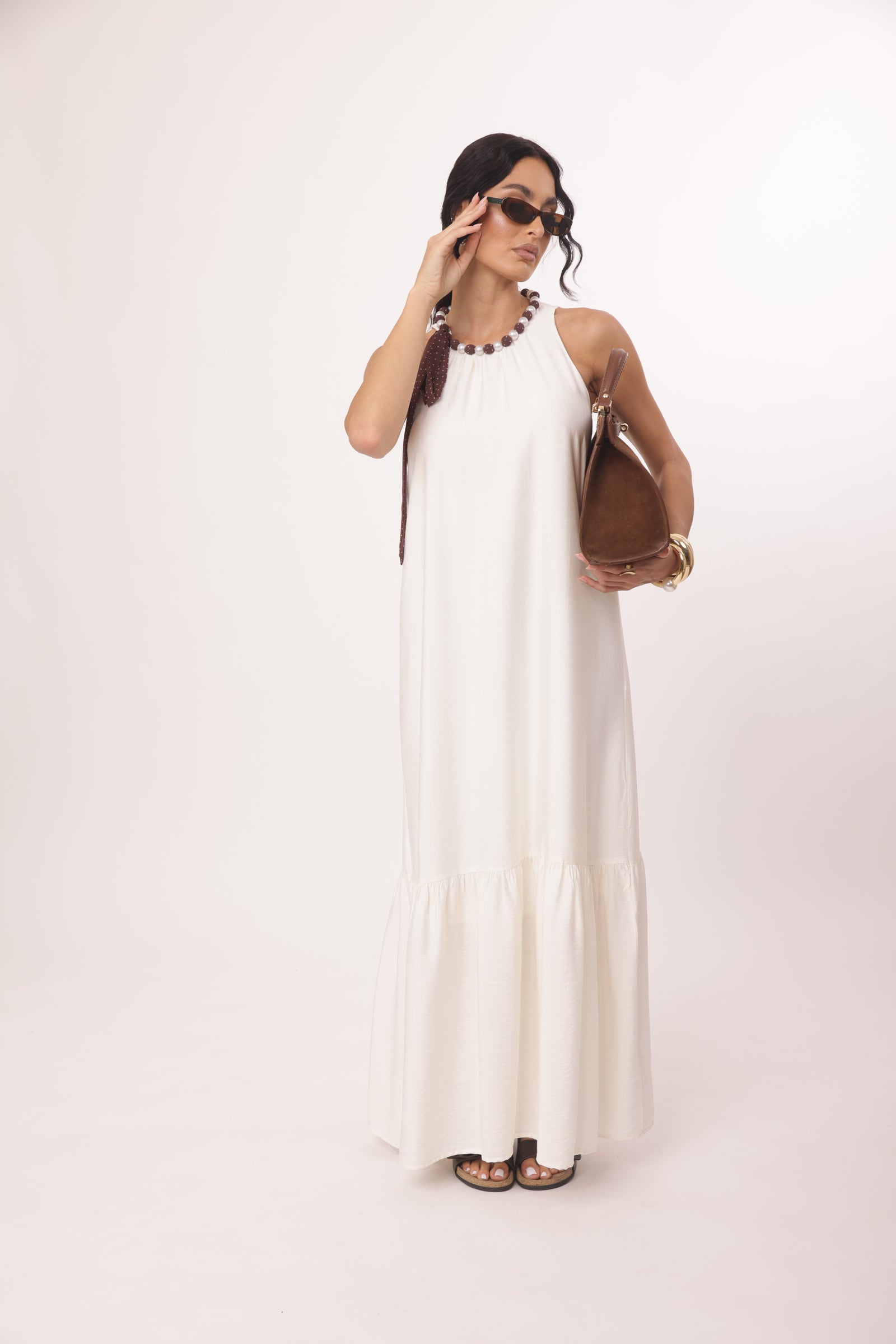 Abito Clelia bianco|Colore:Bianco