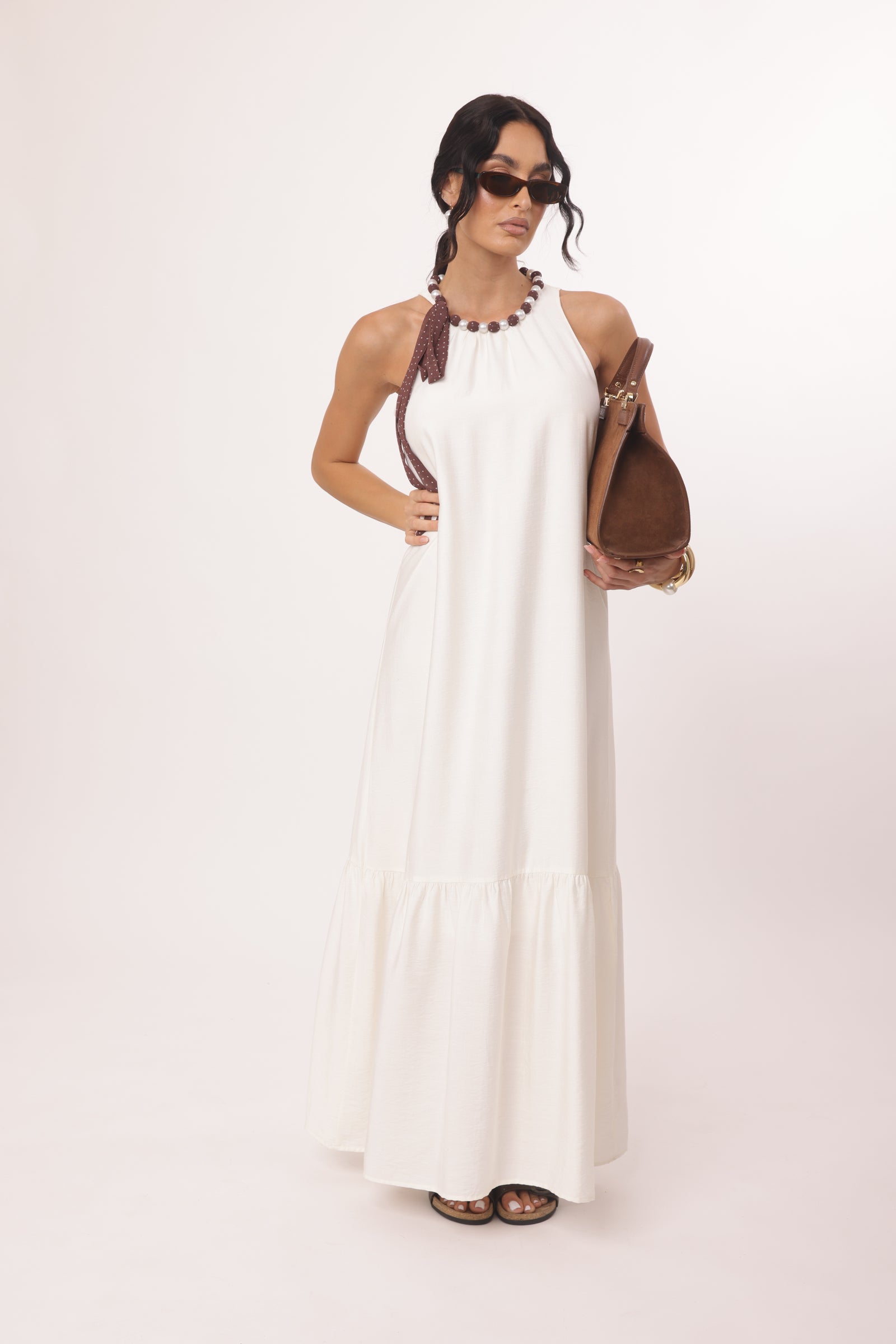Abito Clelia bianco|Colore:Bianco