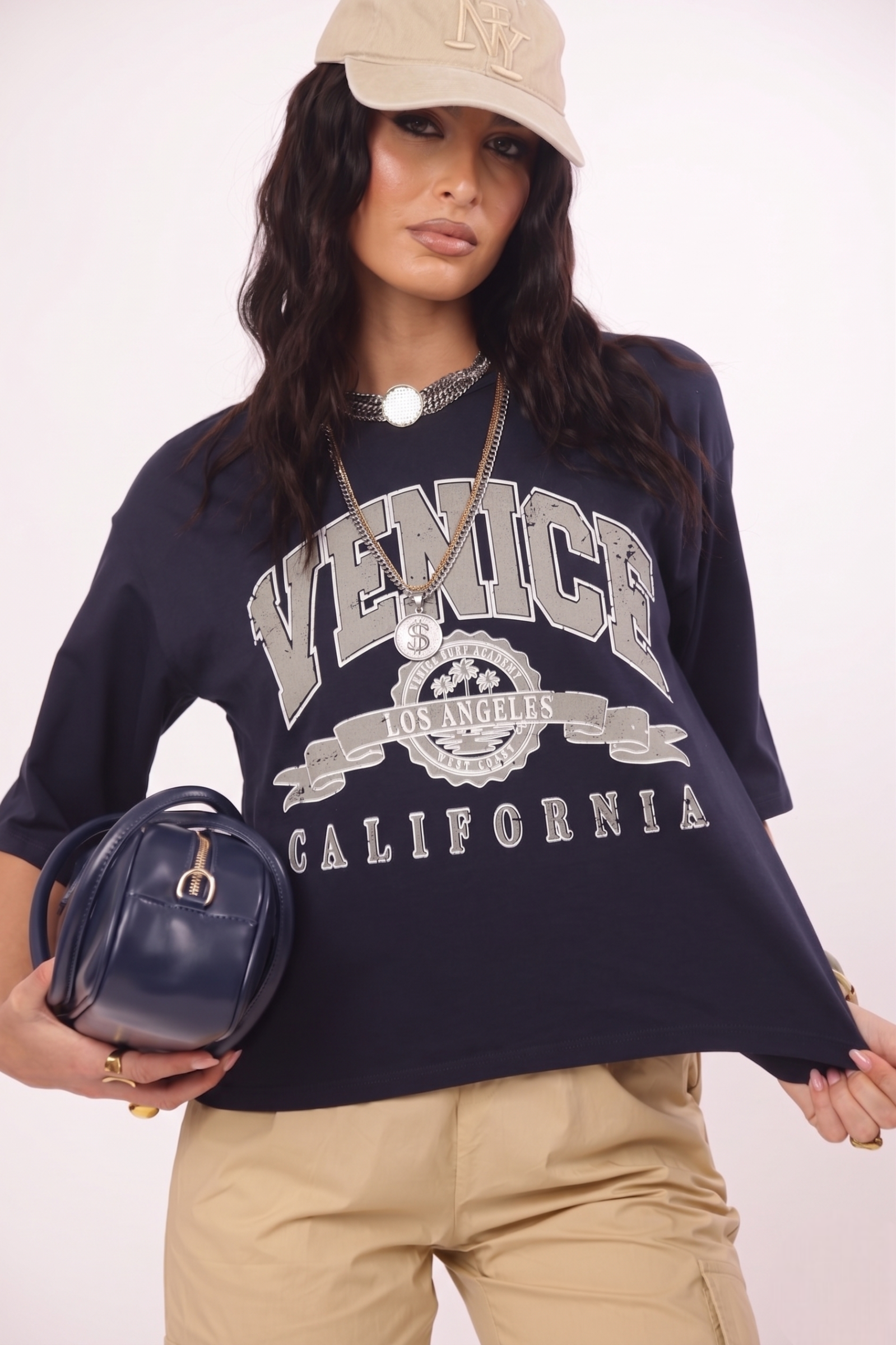 T-Shirt Venice fango|Colore:Fango