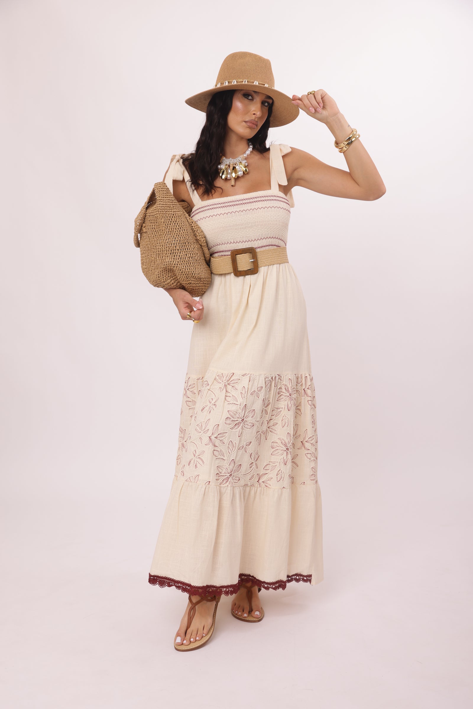 Abito Gitana avorio|Colore:Avorio