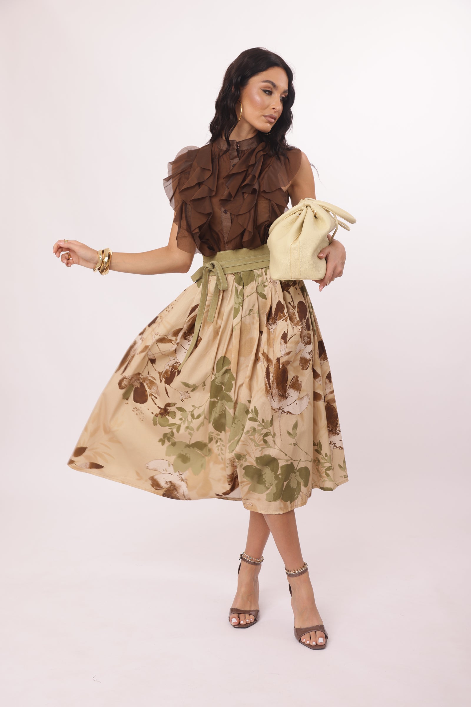 Gonna Martah beige|Colore:Beige