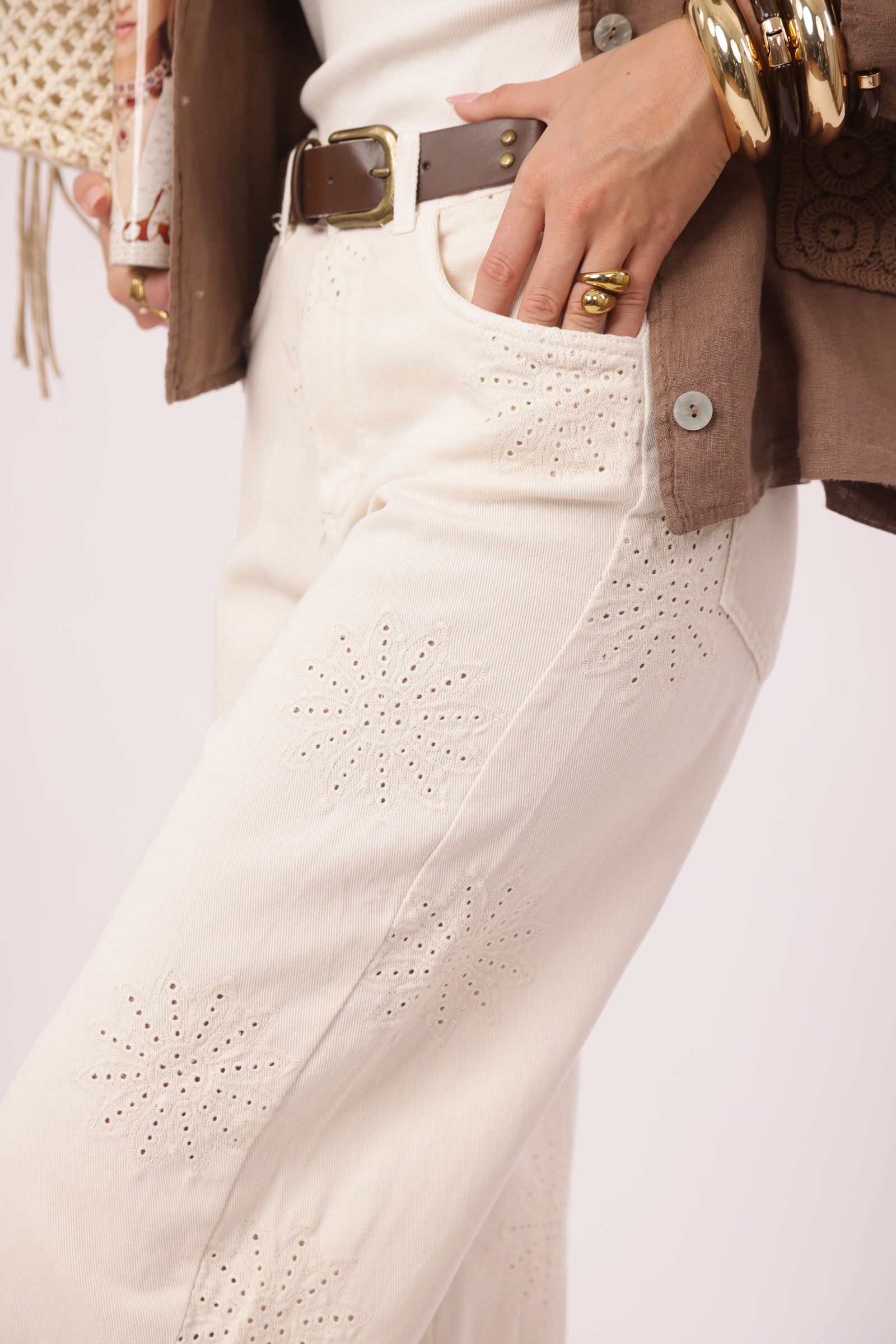 Pantalone Mallorca beige chiaro|Colore:Beige chiaro