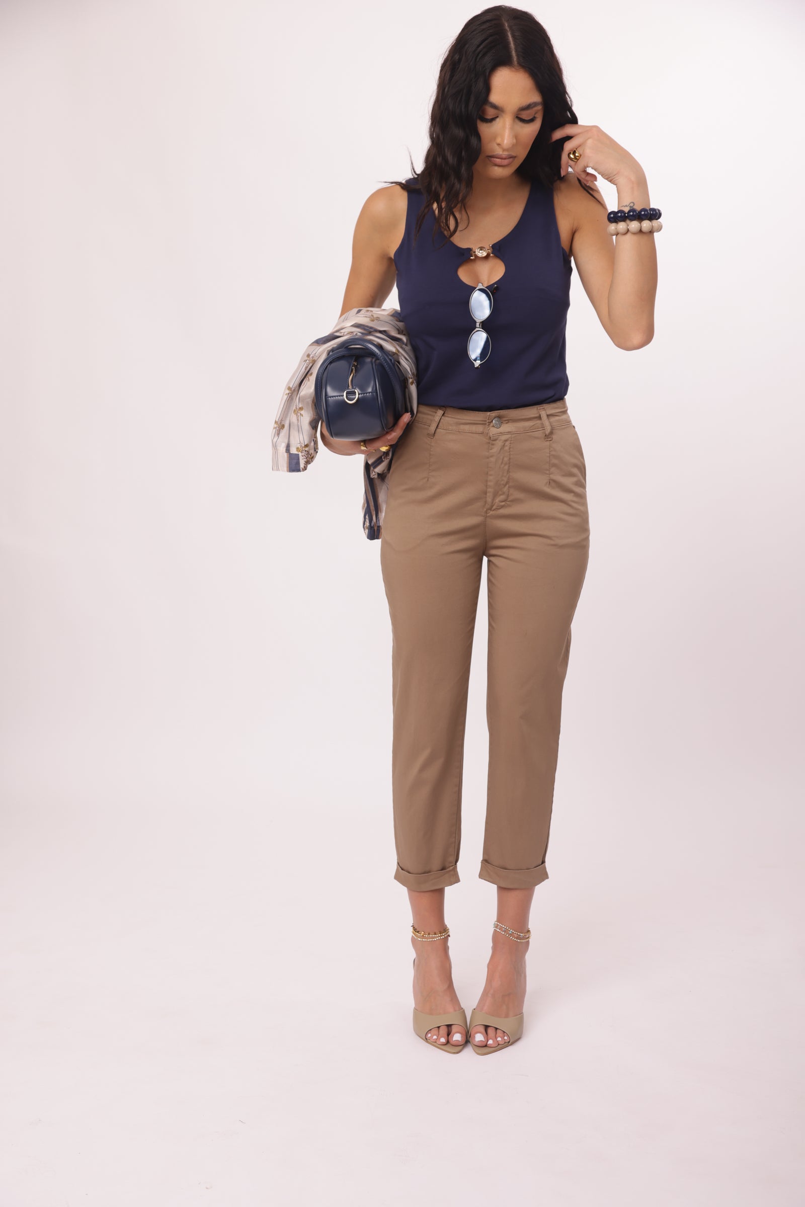 Pantalone America tabacco|Colore:Tabacco
