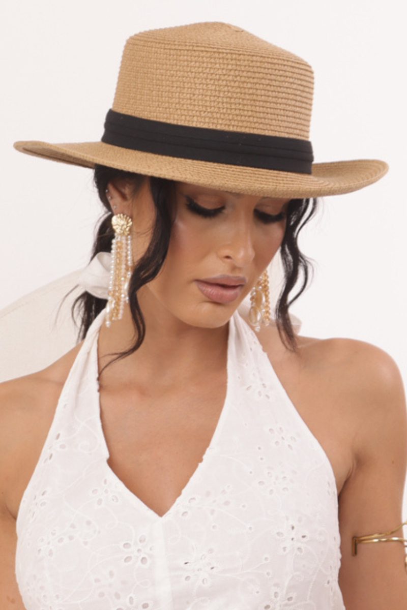 Cappello Con Fascia beige scuro|Colore:Beige scuro