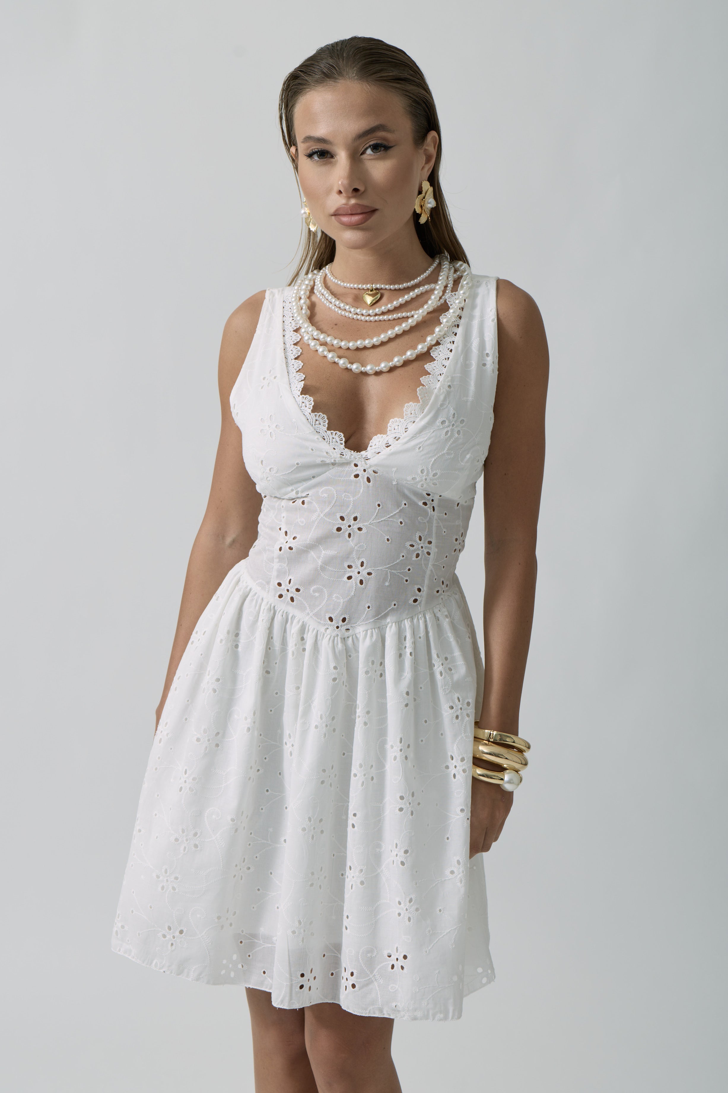 Abito Perla bianco|Colore:Bianco