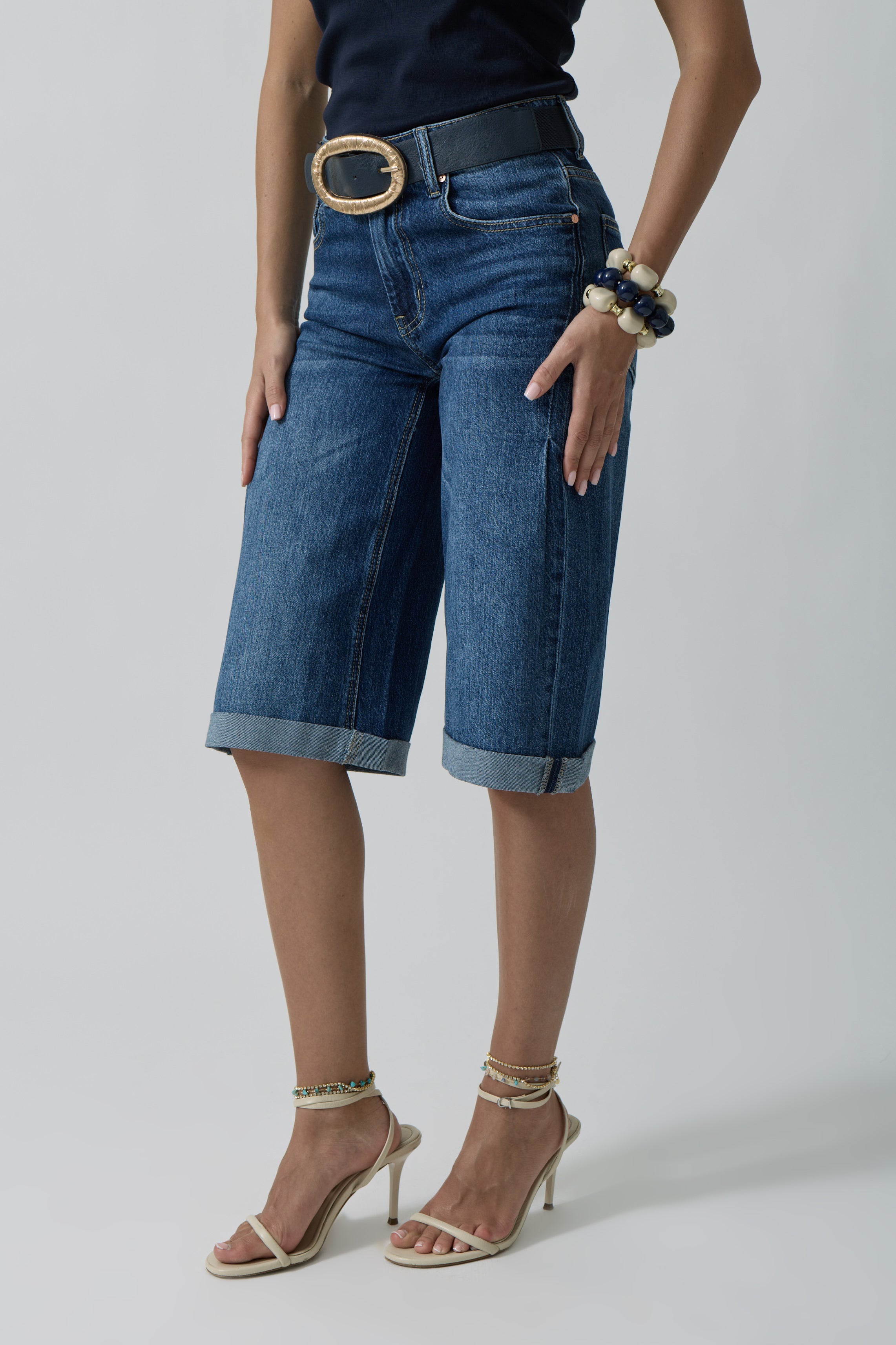 Bermuda Haiti denim|Colore:Denim