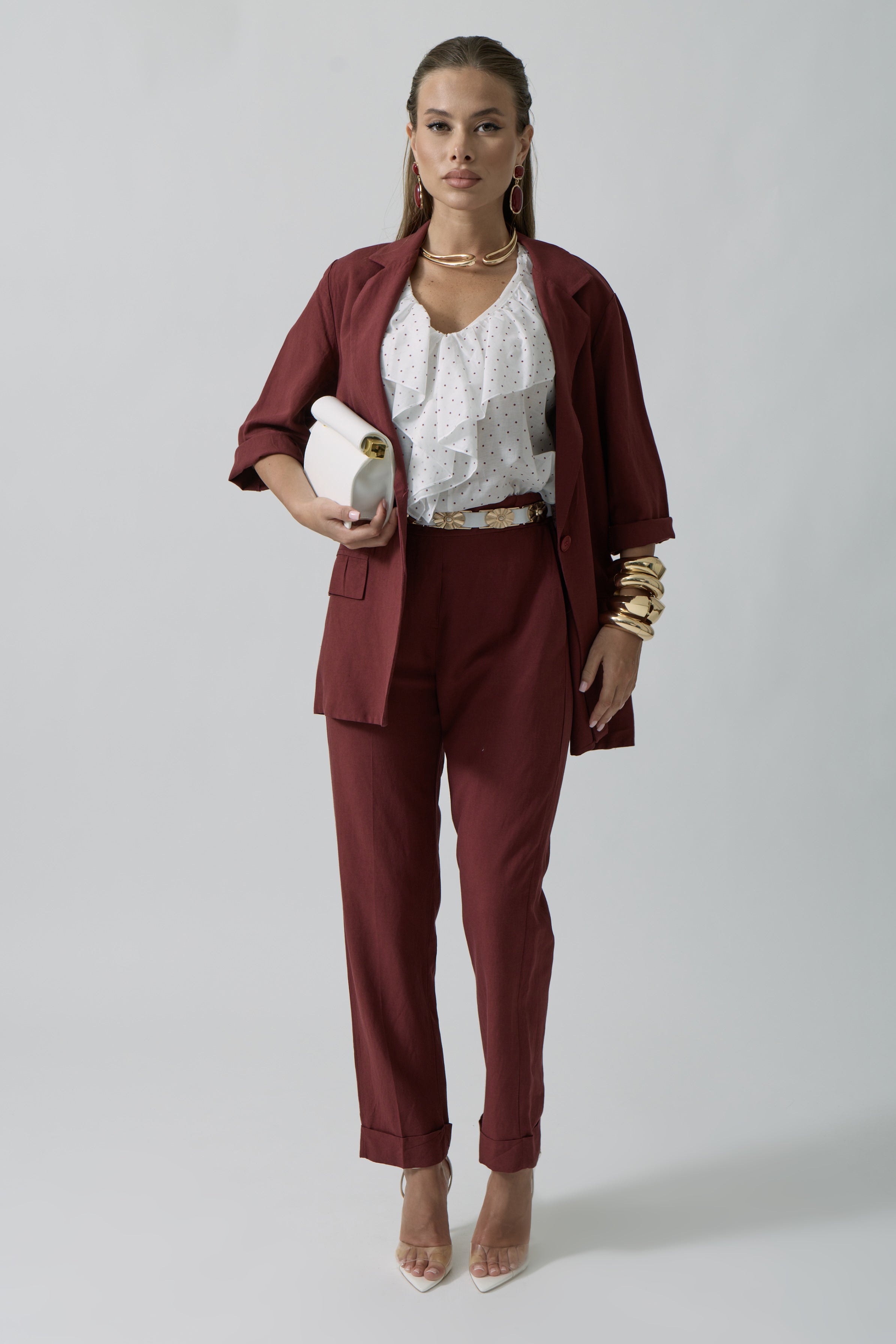 Pantalone Holly bordeaux|Colore:Bordeaux
