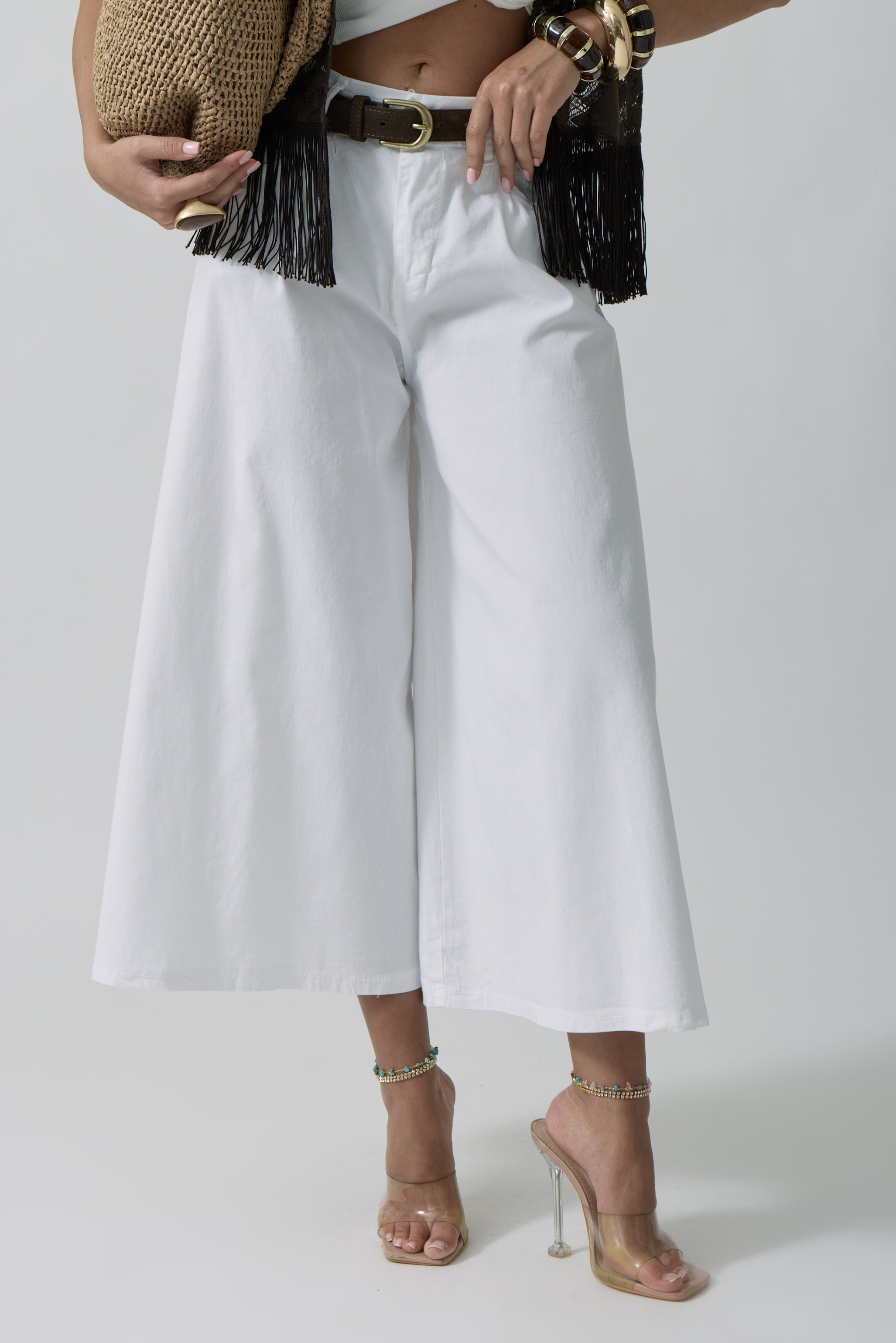 Pantagonna 5 Tasche Bianco|Colore:Bianco