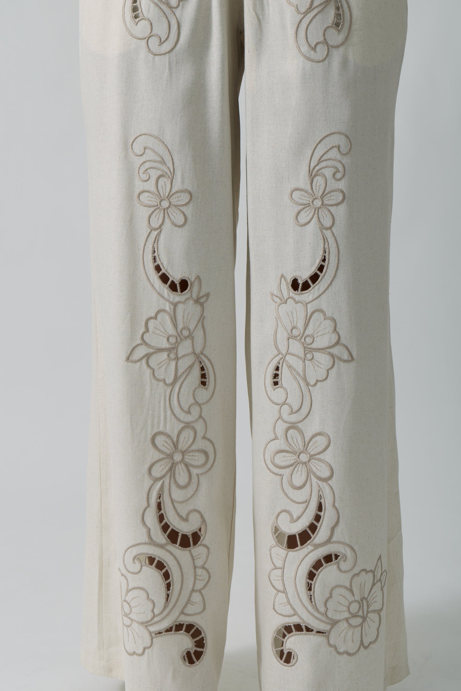 Pantalone Flor avorio|Colore:Avorio