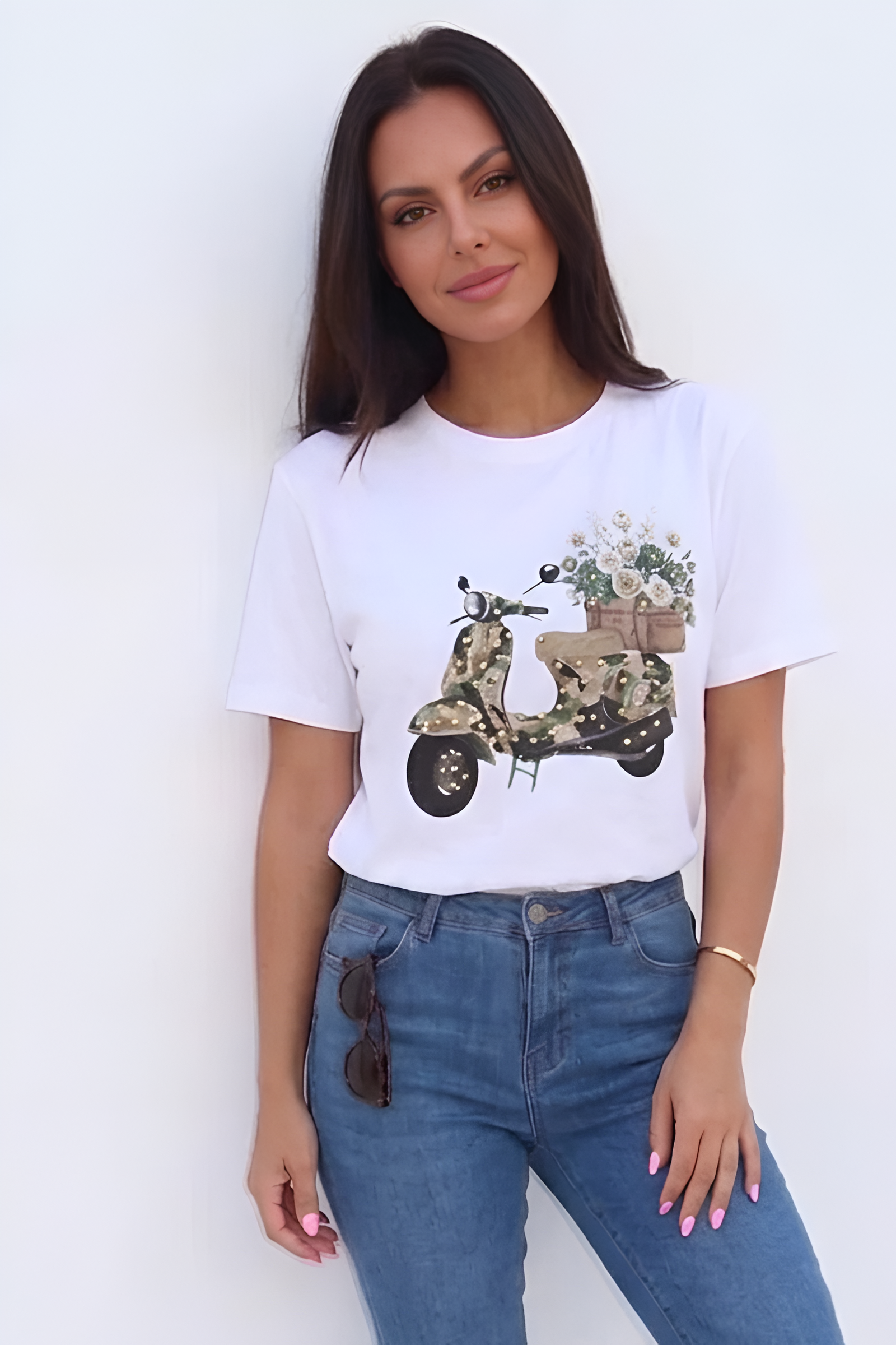 T-Shirt Parisienne Verde|Colore:Verde