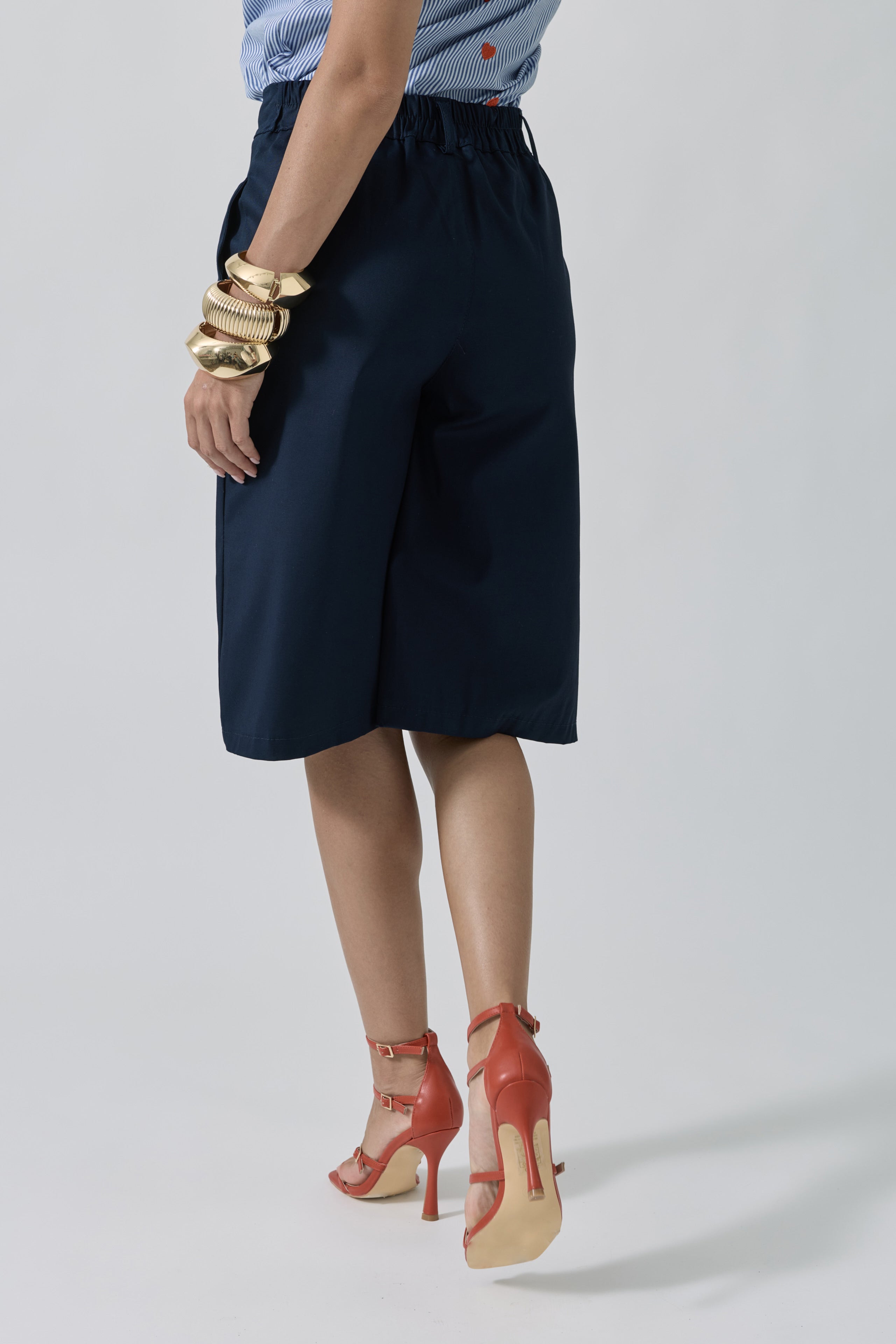 Bermuda In Cotone blu|Colore:Blu