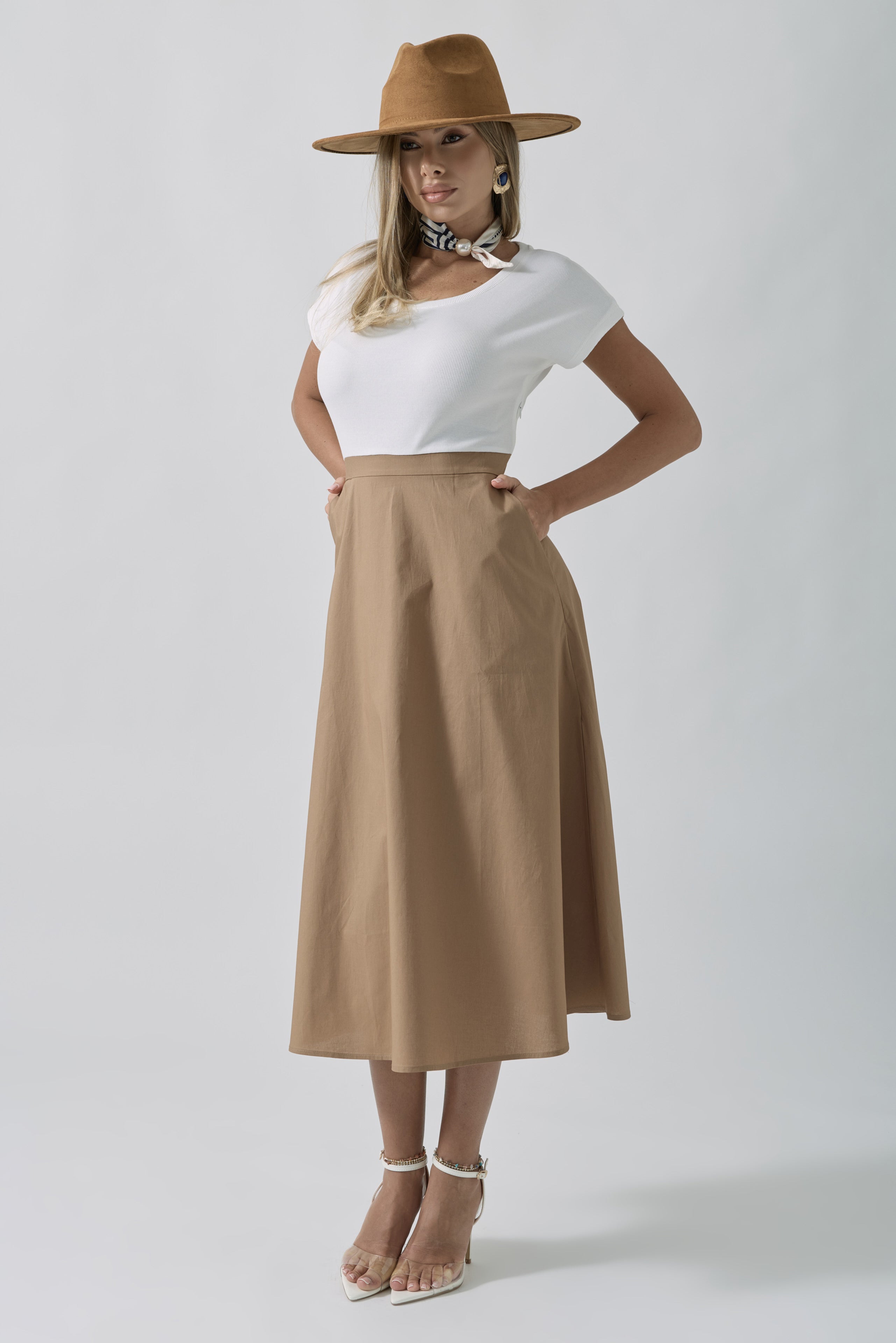 Abito Combinato cammello|Colore:Cammello