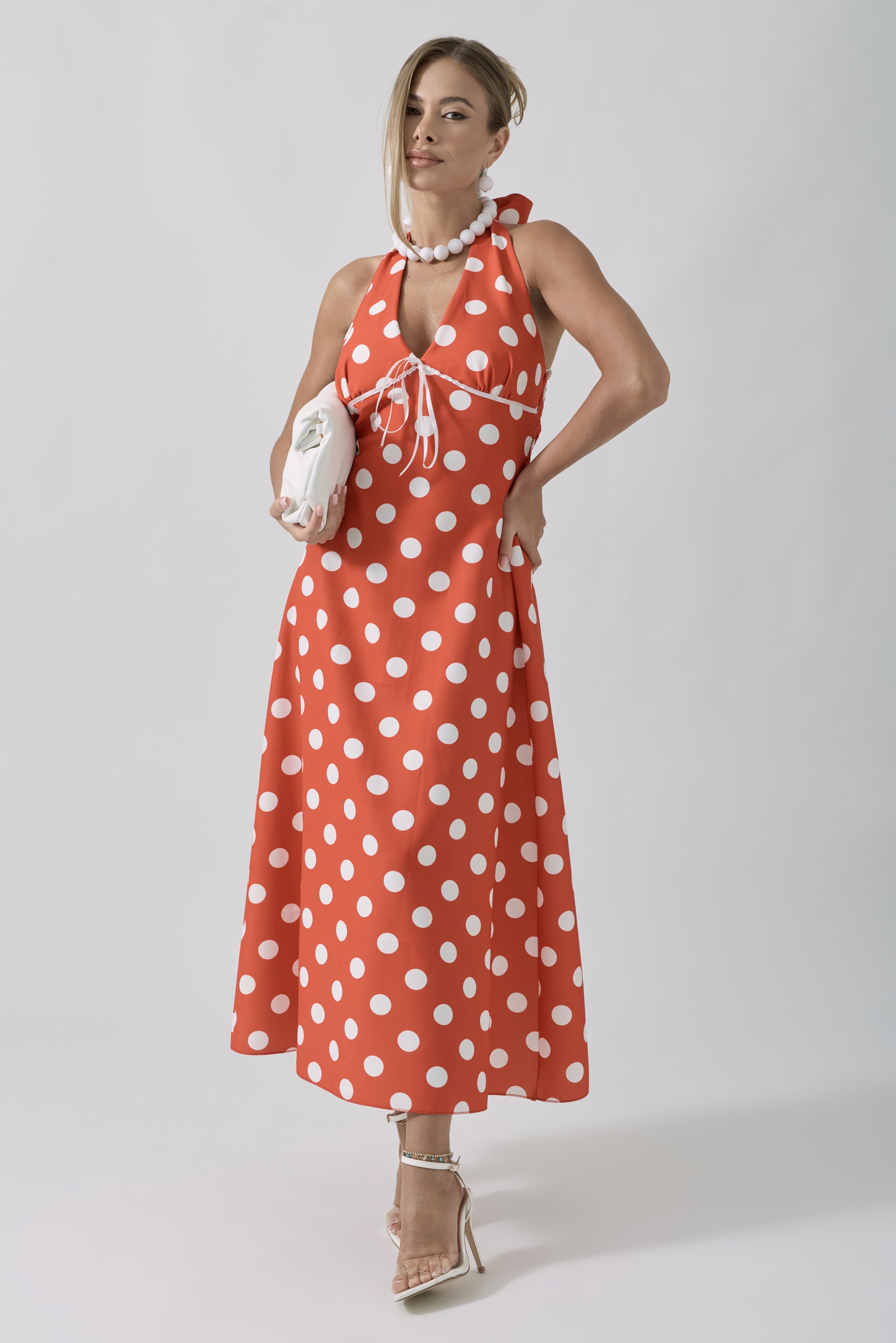 Abito Minnie rosso|Colore:Rosso