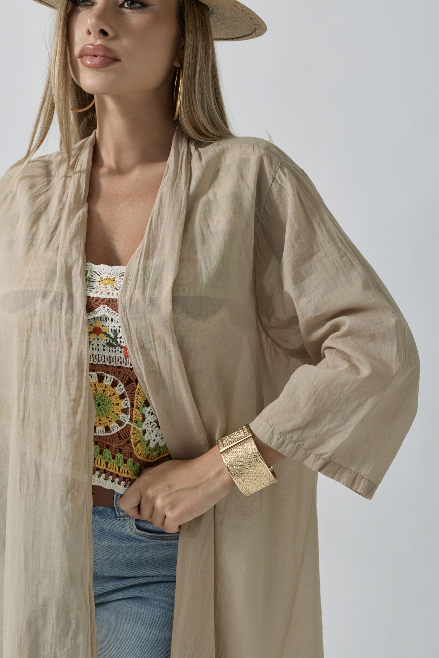 Kaftano SImply Cammello|Colore:Cammello